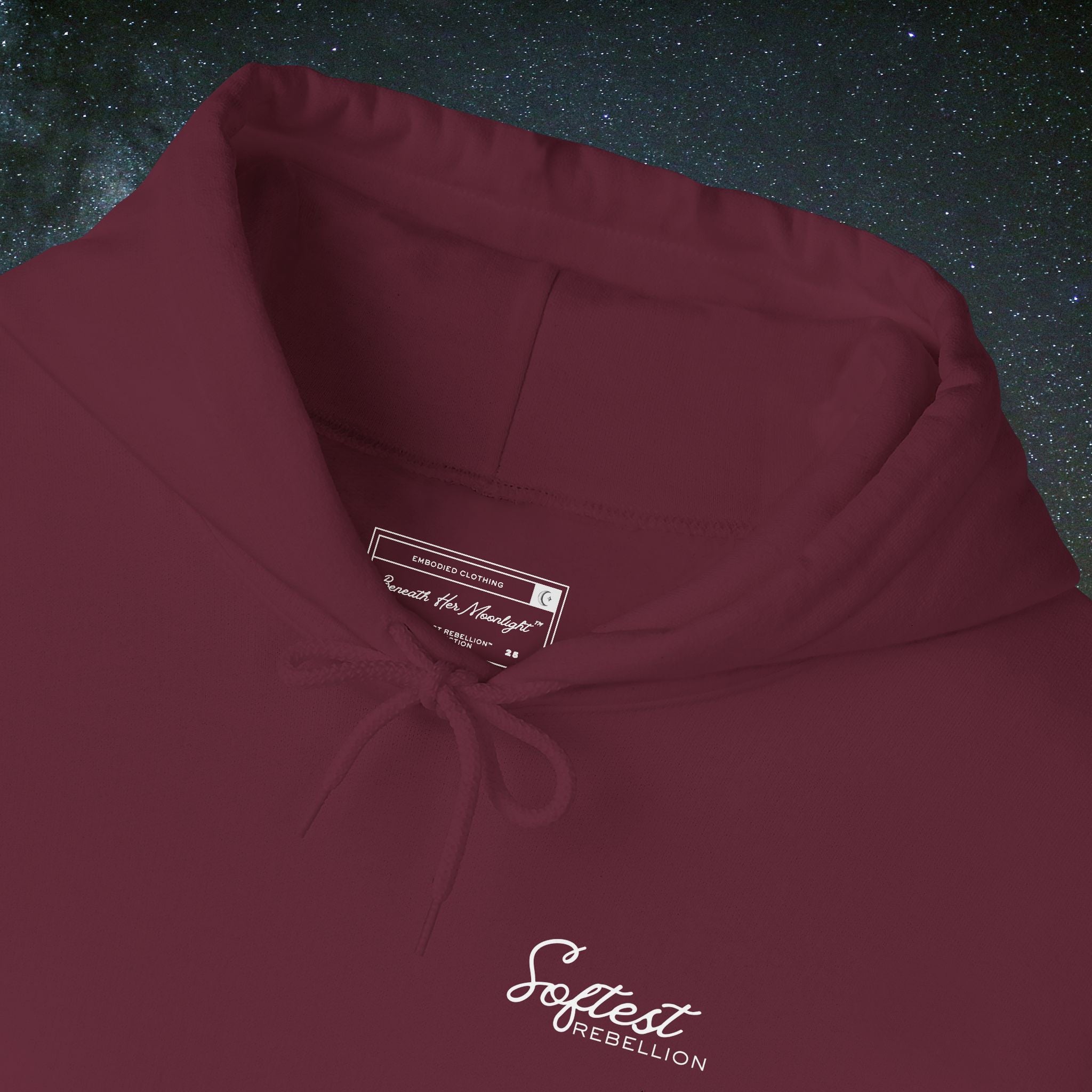 Softest Rebellion™ Insubordinate Angel Hoodie - Ancient refusal. Modern self-trust.