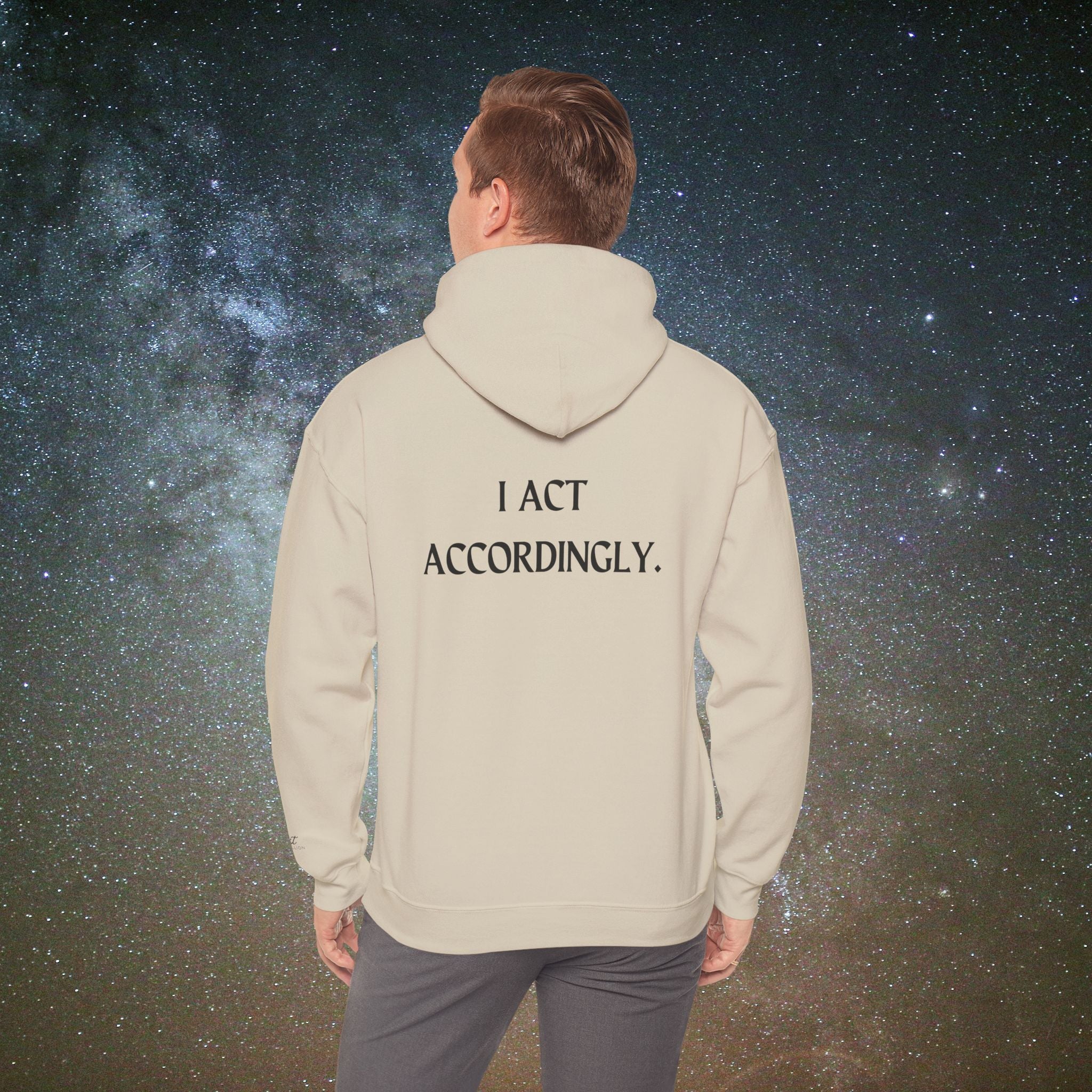 "I Act Accordingly" Hoodie