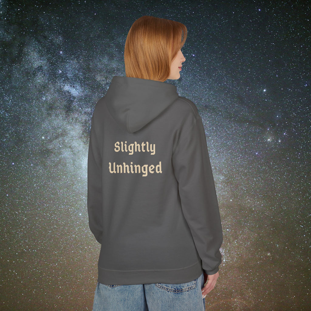 "Slightly Unhinged" Softest Rebellion™ Hoodie