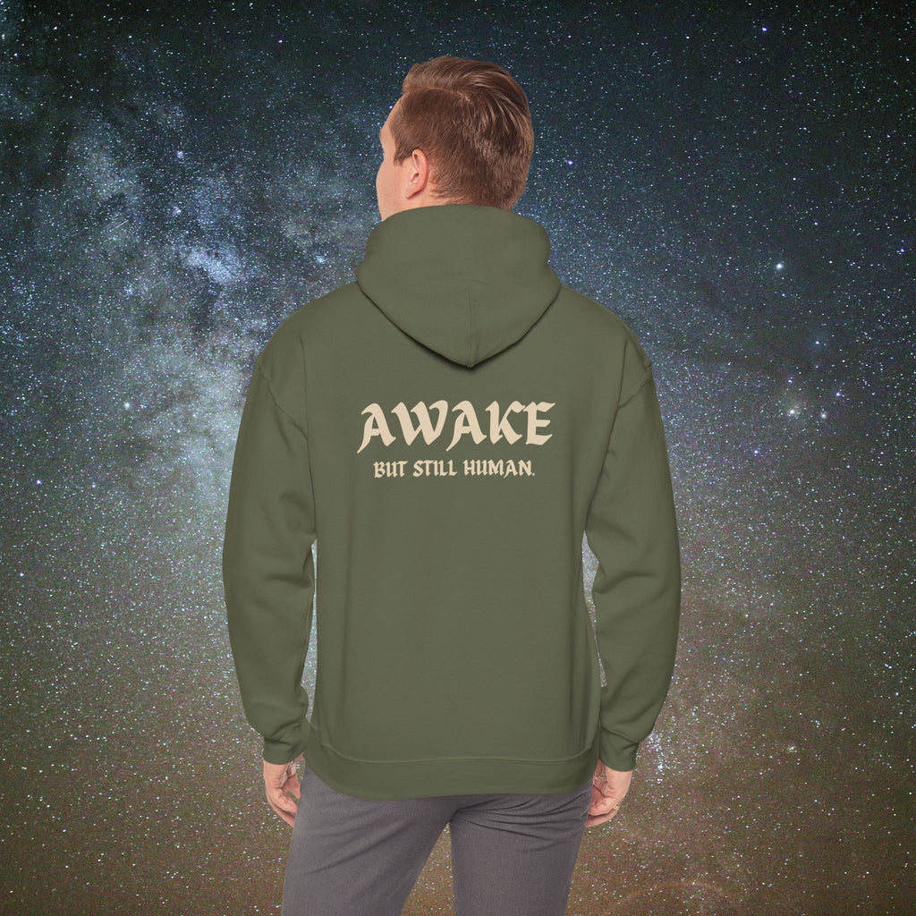 Awake But Still Human | Minimalist Hoodie