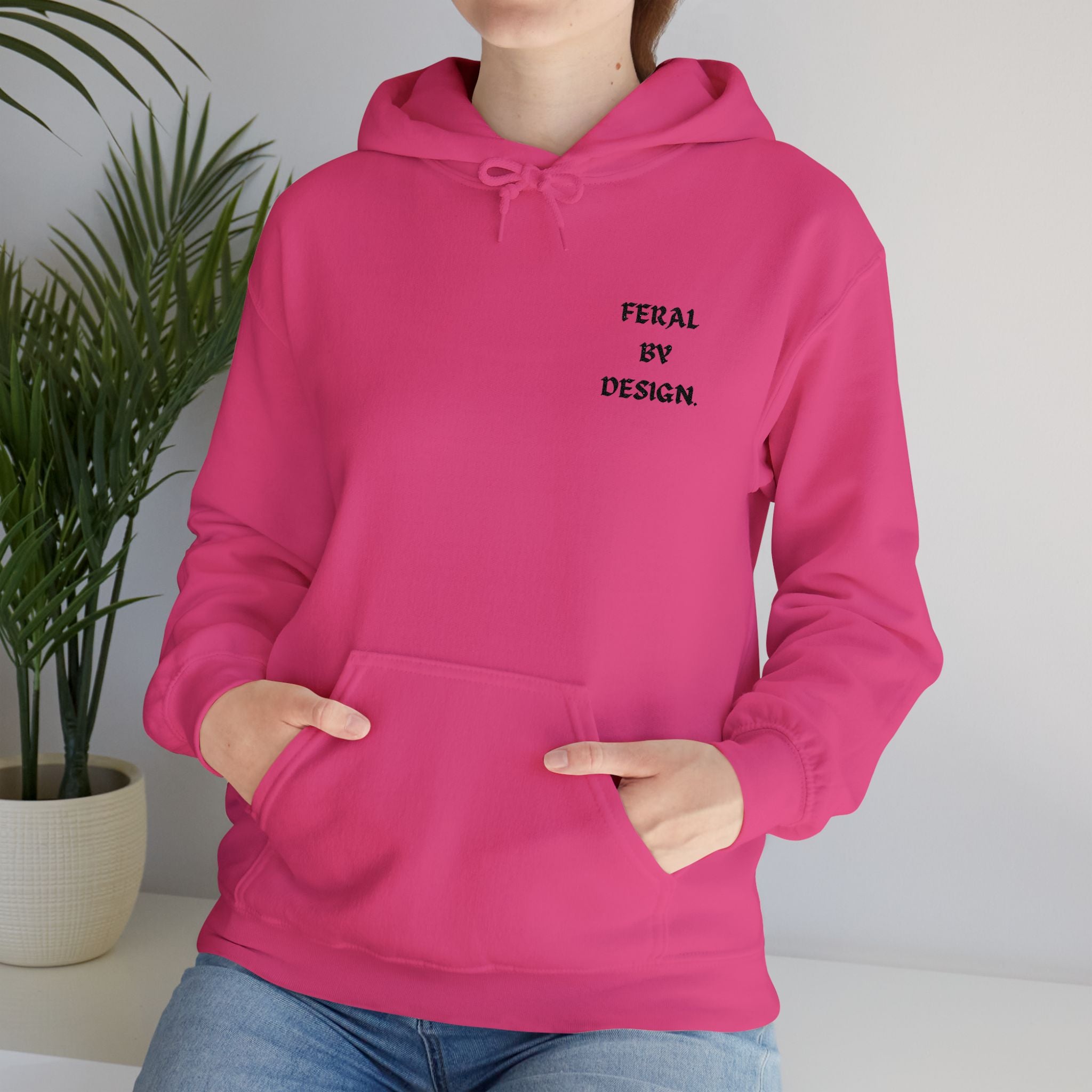 Feral by Design Embroidered Hoodie | Softest Rebellion™