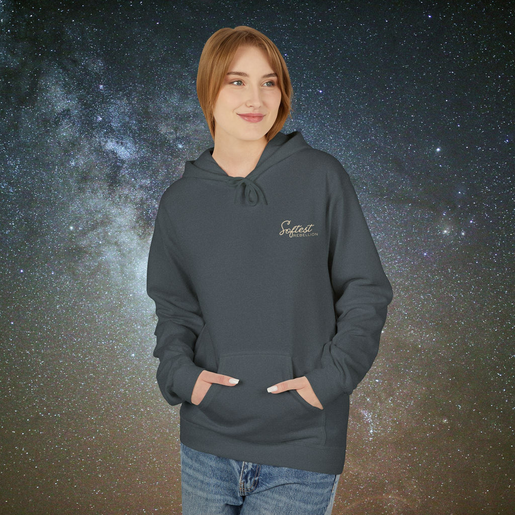 "To the Person Behind Me: You Are Not Too Much"- A Soft Rebel Hoodie