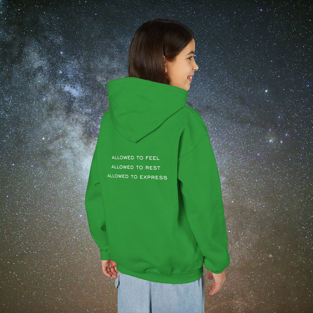 Softest Rebellion™ Youth Hoodie - "Allowed to Feel, Allowed to Rest, Allowed to Express."