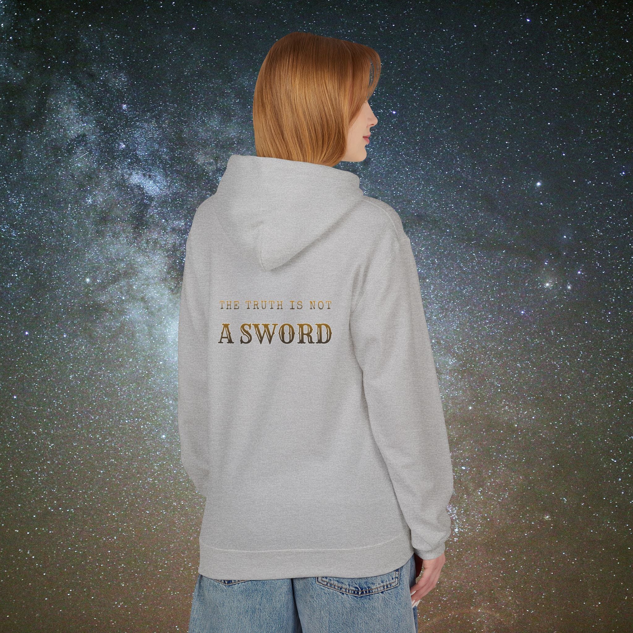 Beneath Her Moonlight™ - "The Truth Is Not a Sword" Hoodie