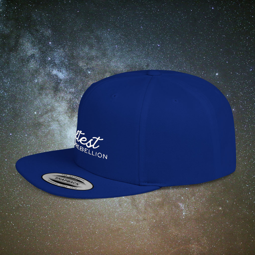 Softest Rebellion™ Embroidered Logo- Flat Bill Snapback