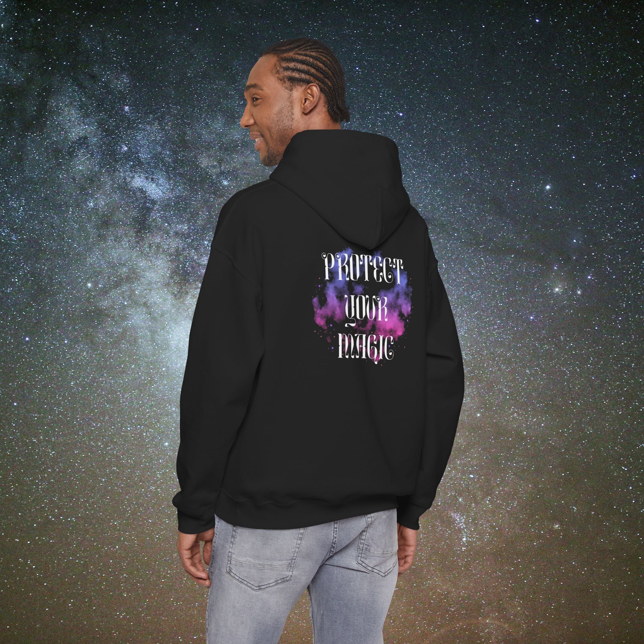 Protect Your Magic Watercolor Galaxy | Softest Rebellion™ Hoodie