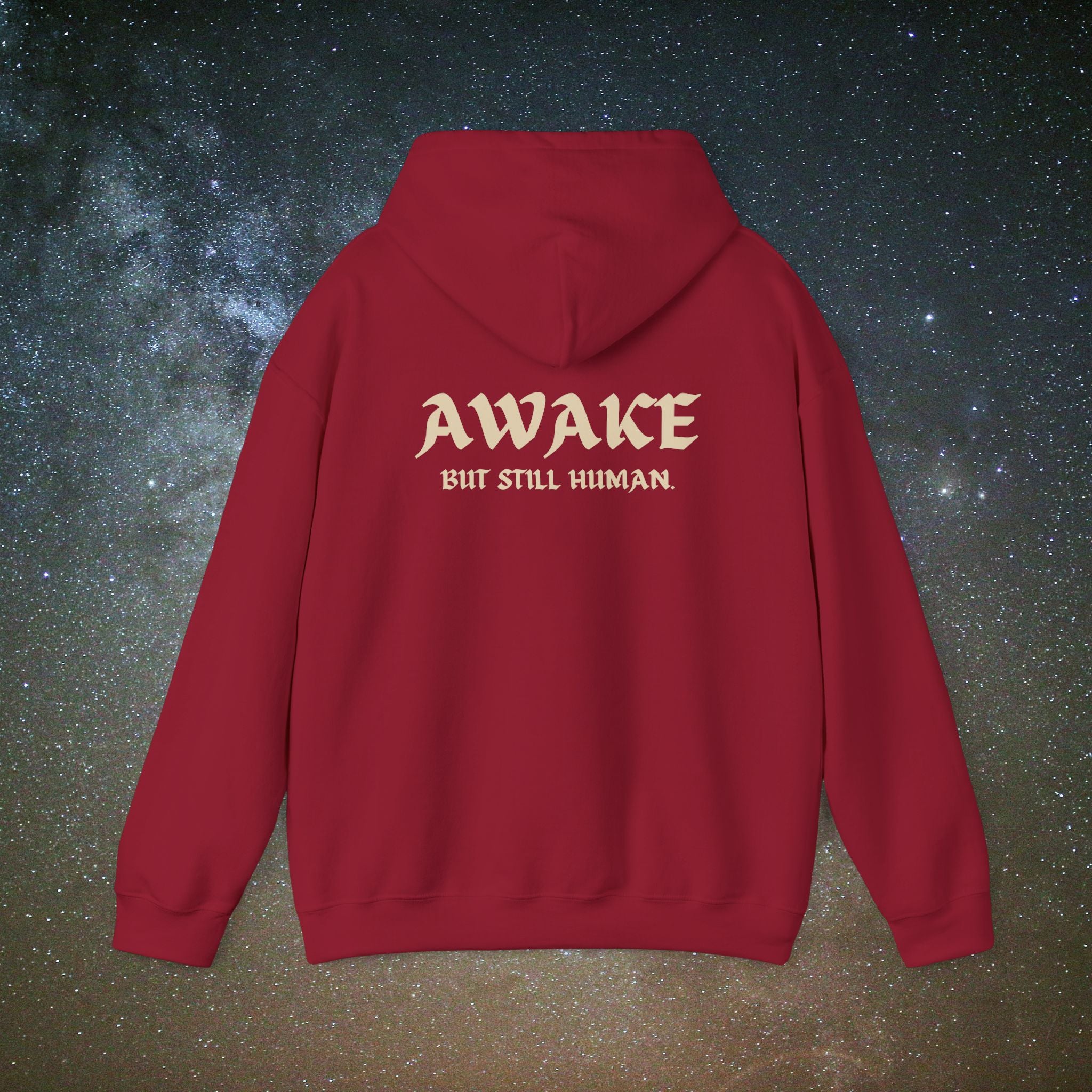 Awake But Still Human Hoodie | Minimalist Hoodie