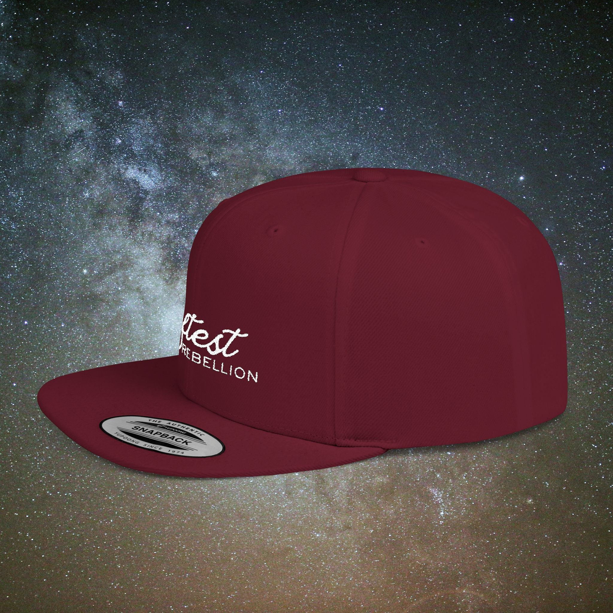 Softest Rebellion™ Embroidered Logo- Flat Bill Snapback