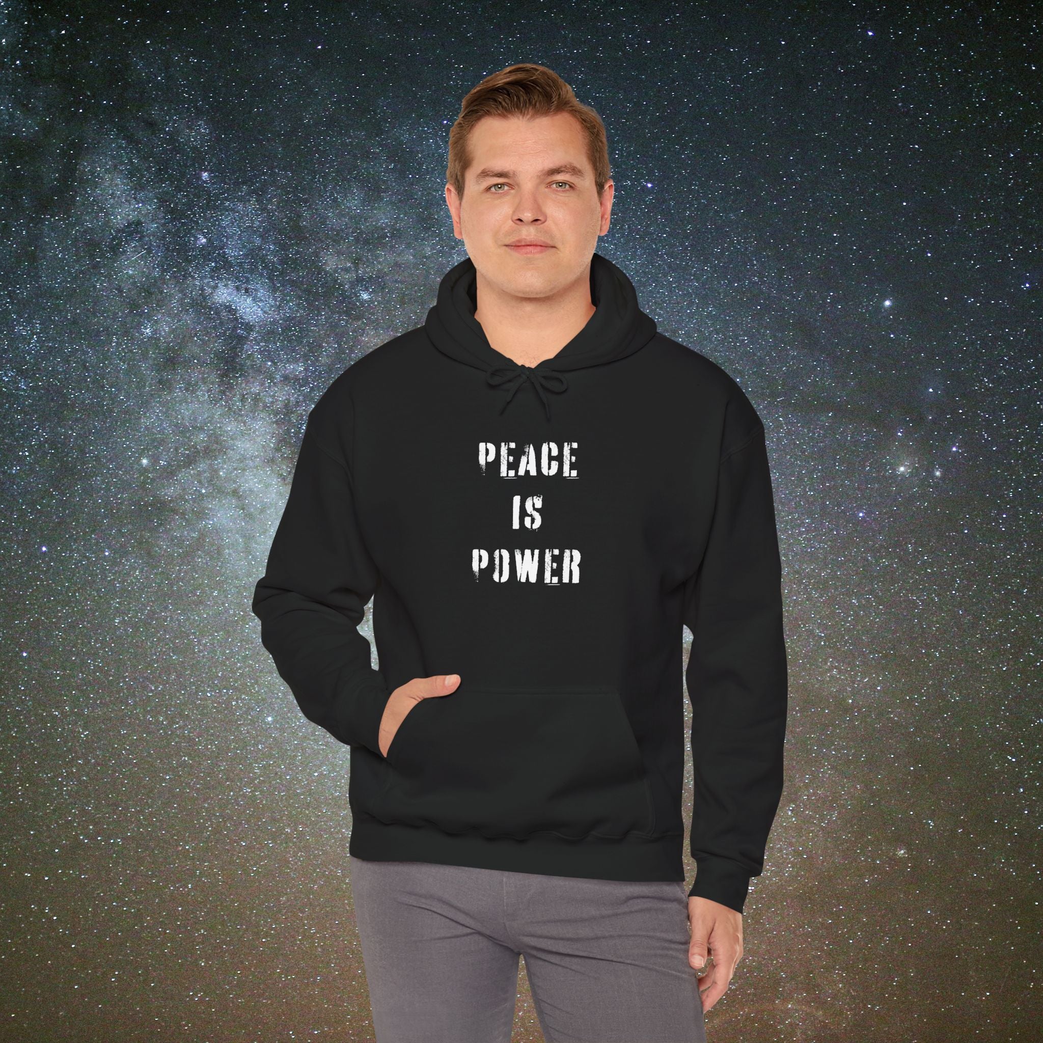 "Peace Is Power" Softest Rebellion™ Hoodie