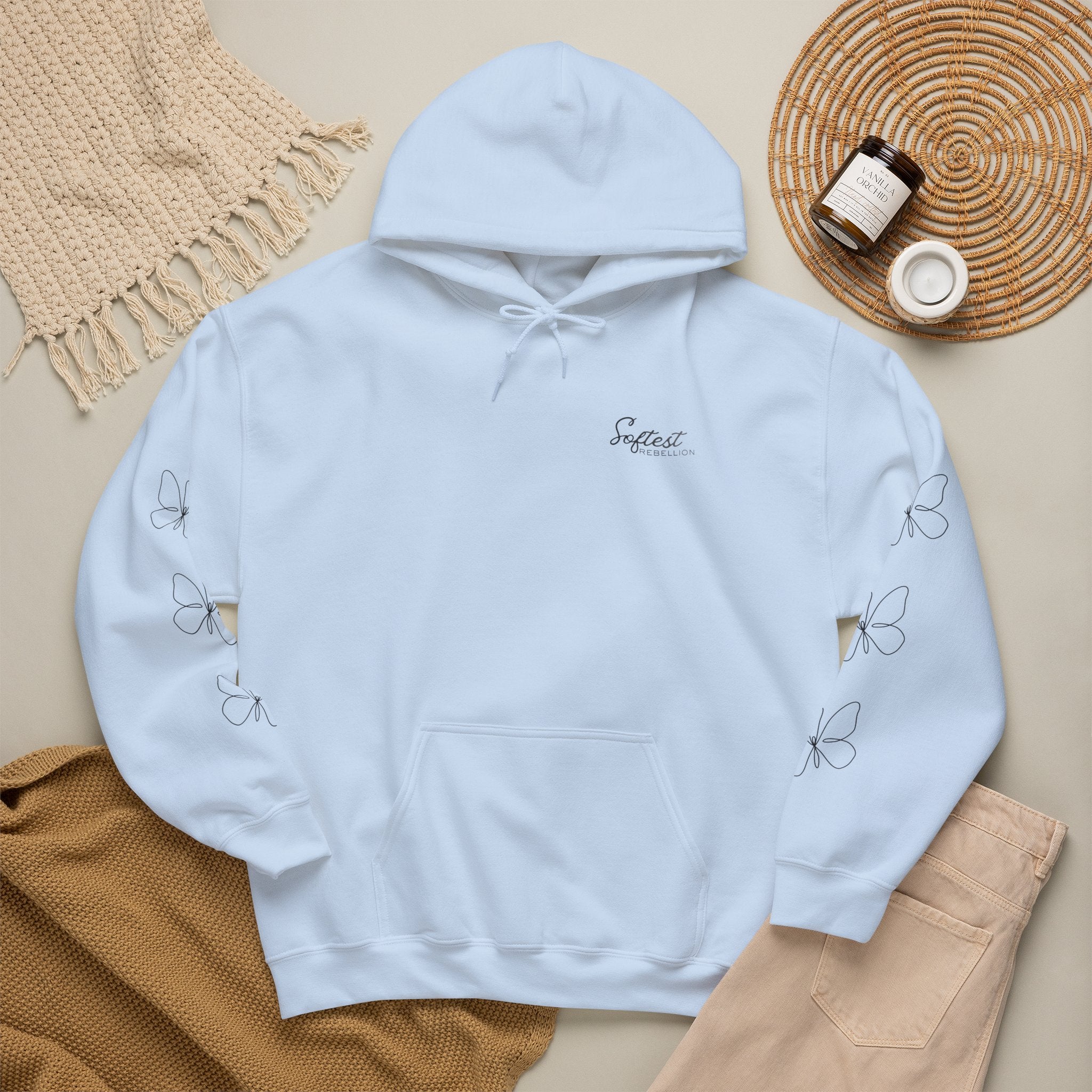 Butterfly Effect Hoodie | Butterfly Sleeve Sweatshirt | Softest Rebellion™