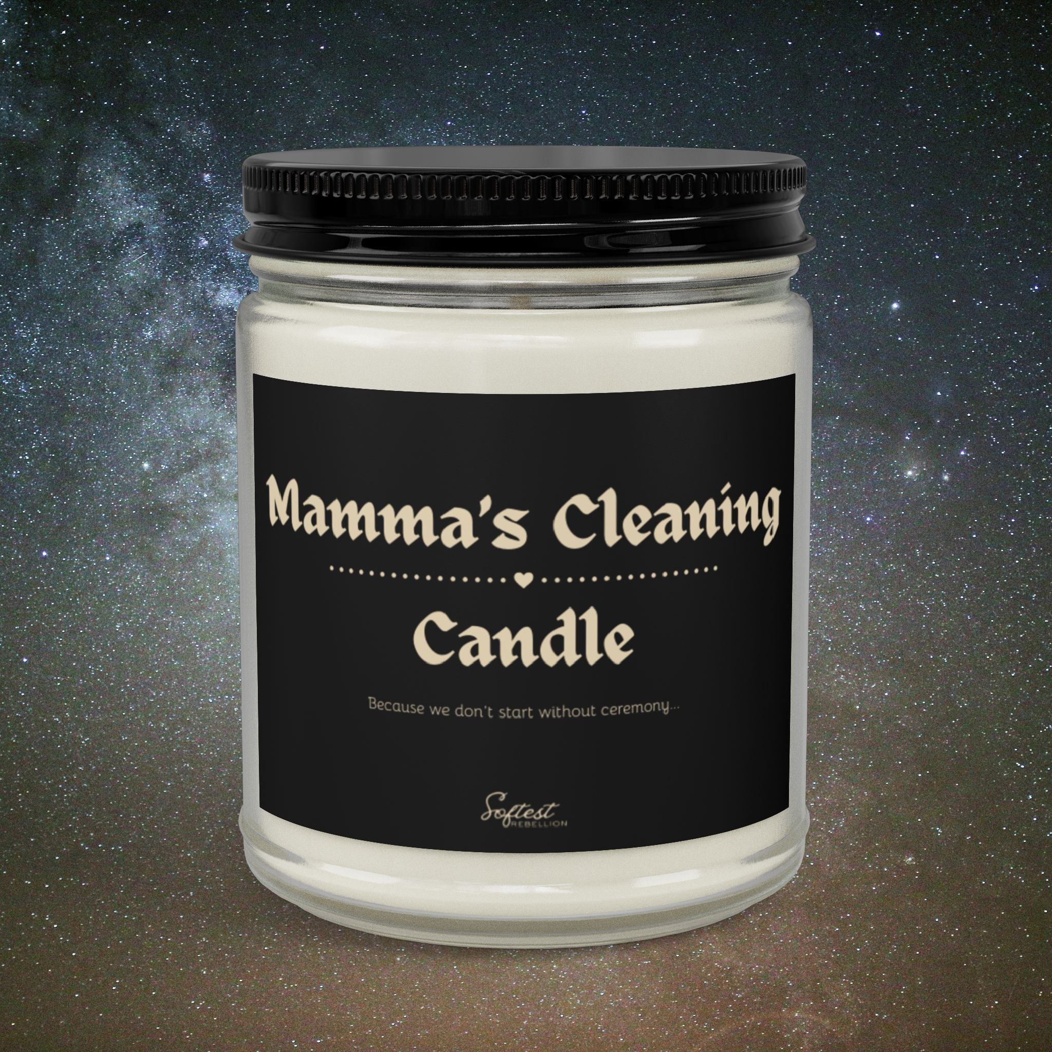 "Mamma’s Cleaning Candle" Scented/Unscented Soy Candle