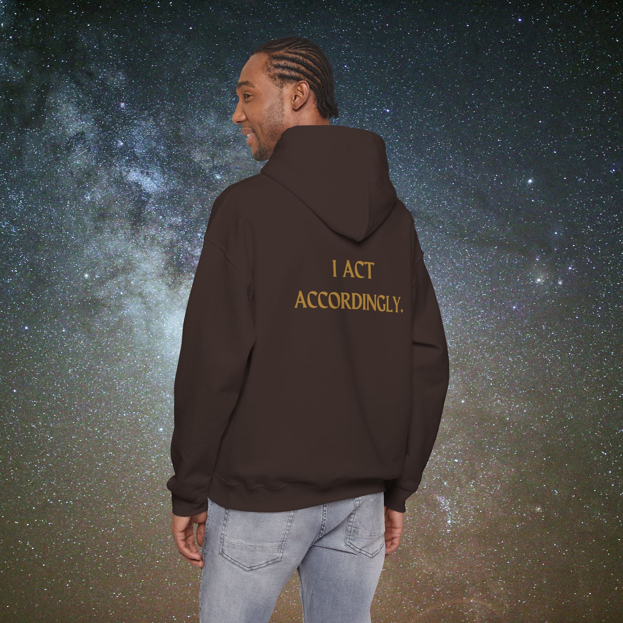 "I Act Accordingly" Hoodie