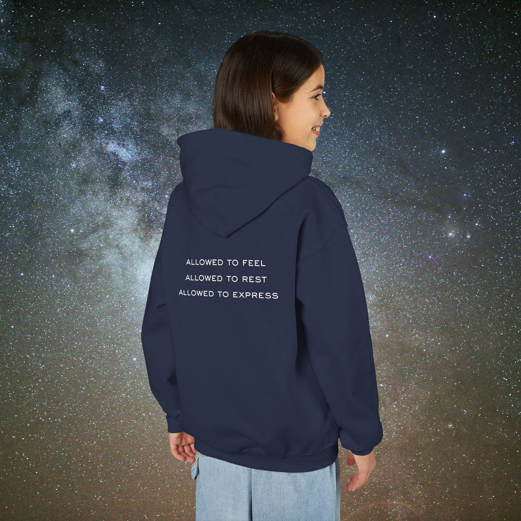 Softest Rebellion™ Youth Hoodie - "Allowed to Feel, Allowed to Rest, Allowed to Express."