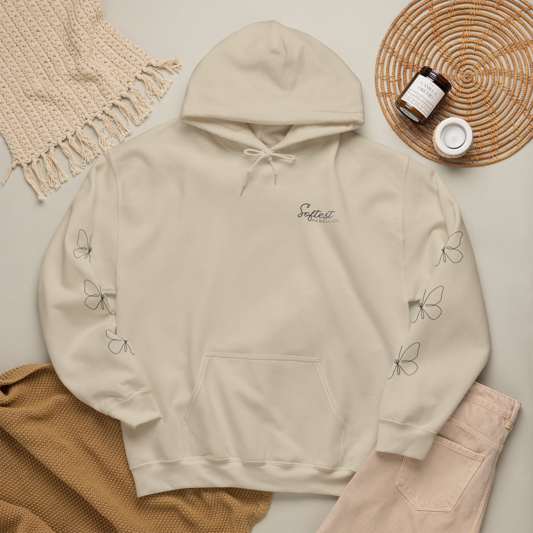 Butterfly Effect Hoodie | Butterfly Sleeve Sweatshirt | Softest Rebellion™
