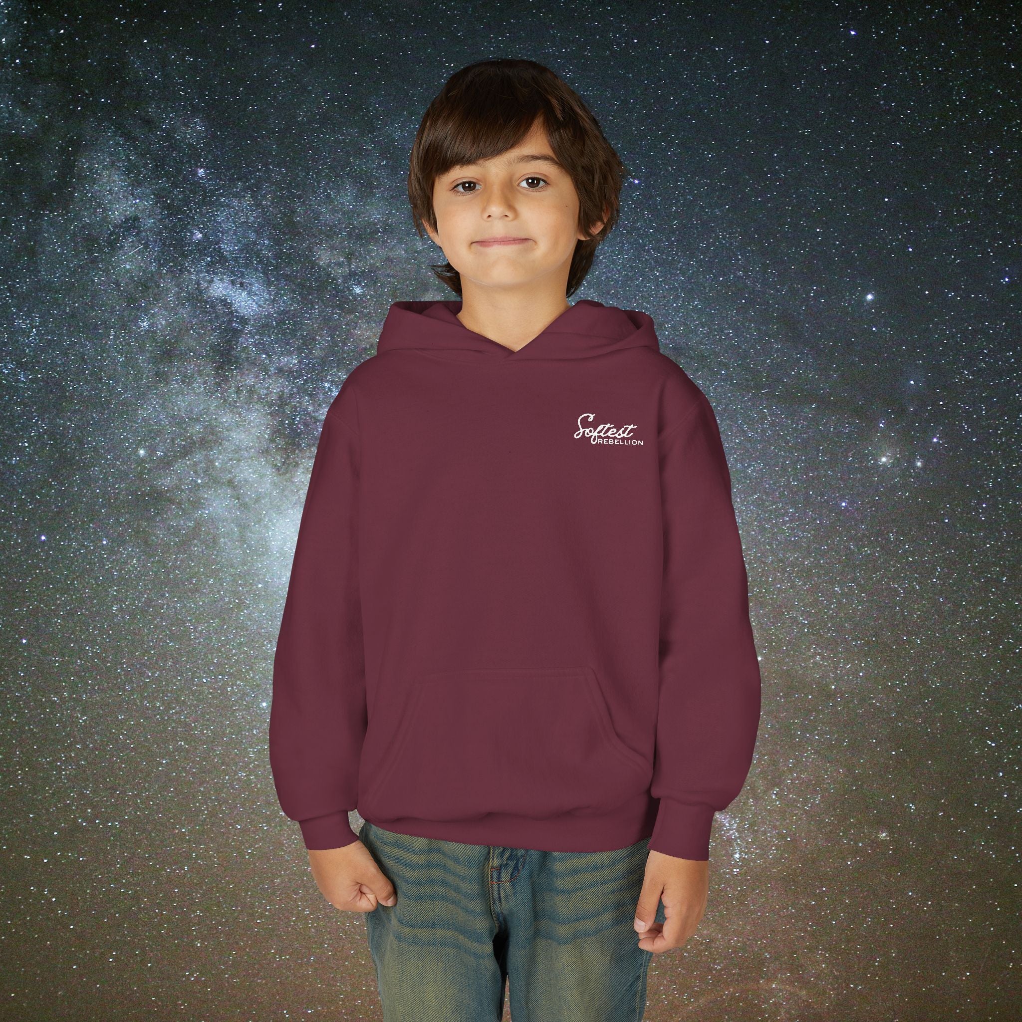 Softest Rebellion™ Youth Hoodie - "Allowed to Feel, Allowed to Rest, Allowed to Express."