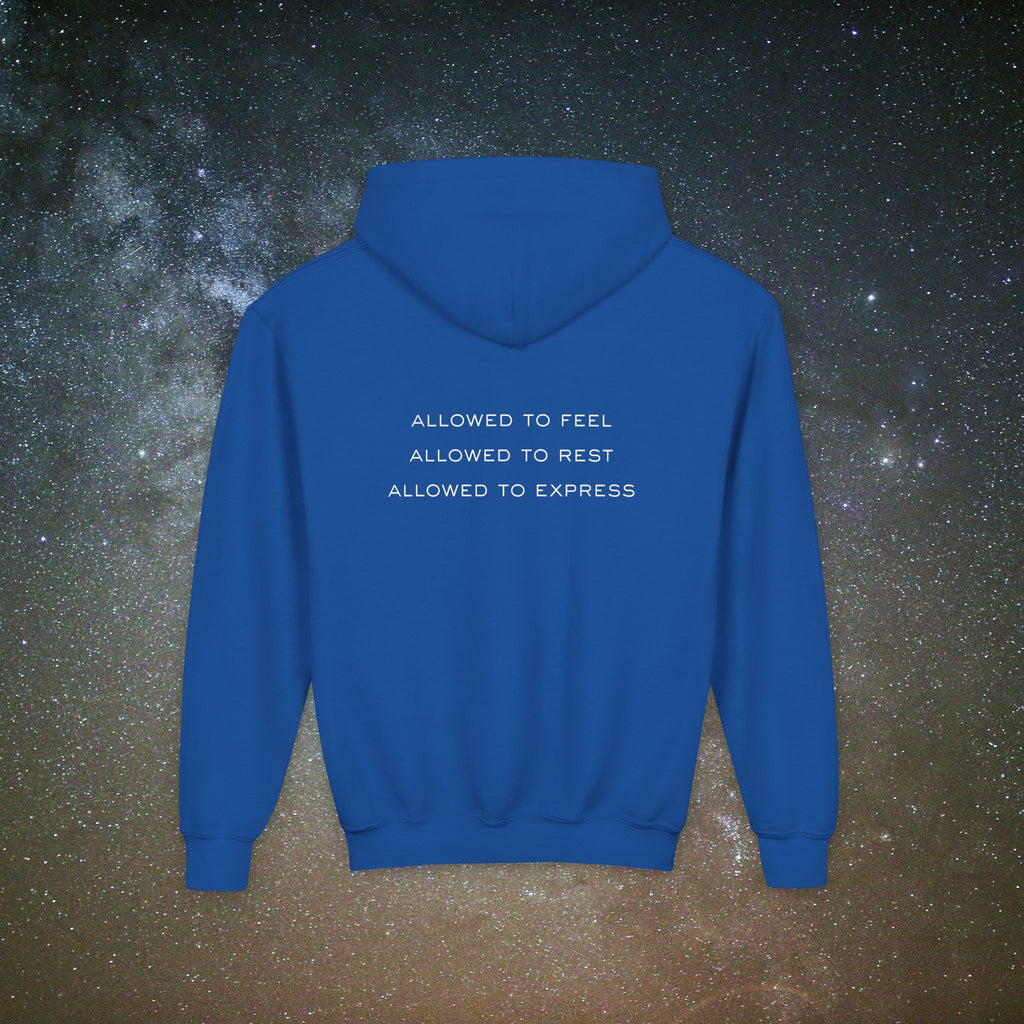 Softest Rebellion™ Youth Hoodie - "Allowed to Feel, Allowed to Rest, Allowed to Express."