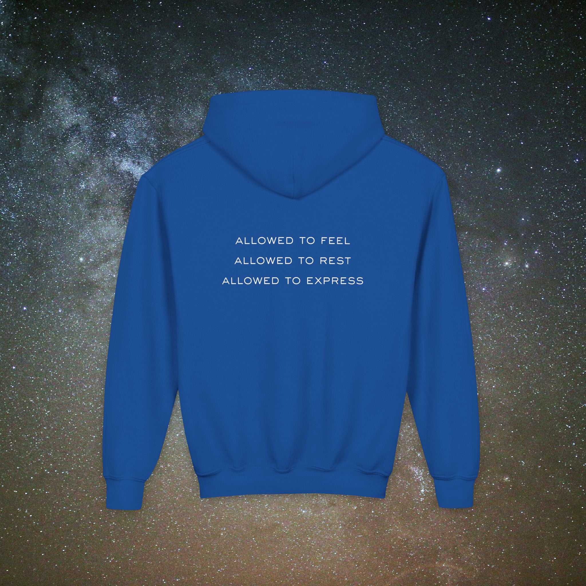 Softest Rebellion™ Youth Hoodie - "Allowed to Feel, Allowed to Rest, Allowed to Express."