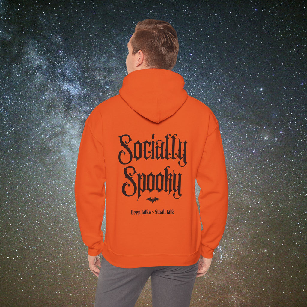 Socially Spooky Hoodie | Softest Rebellion Halloween Edition