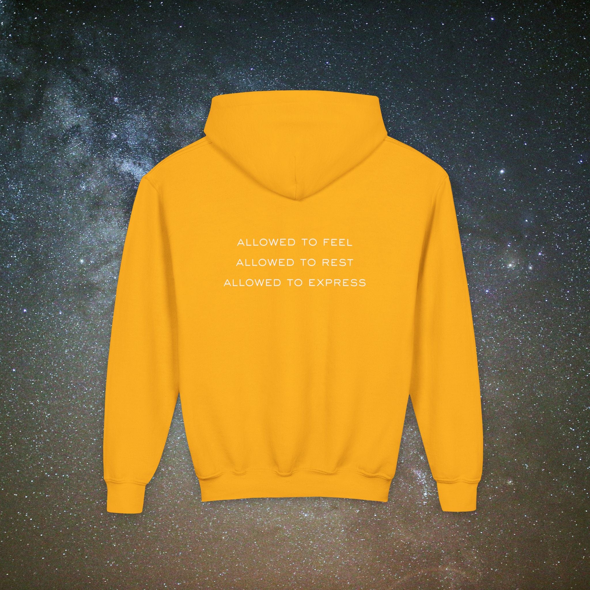 Softest Rebellion™ Youth Hoodie - "Allowed to Feel, Allowed to Rest, Allowed to Express."