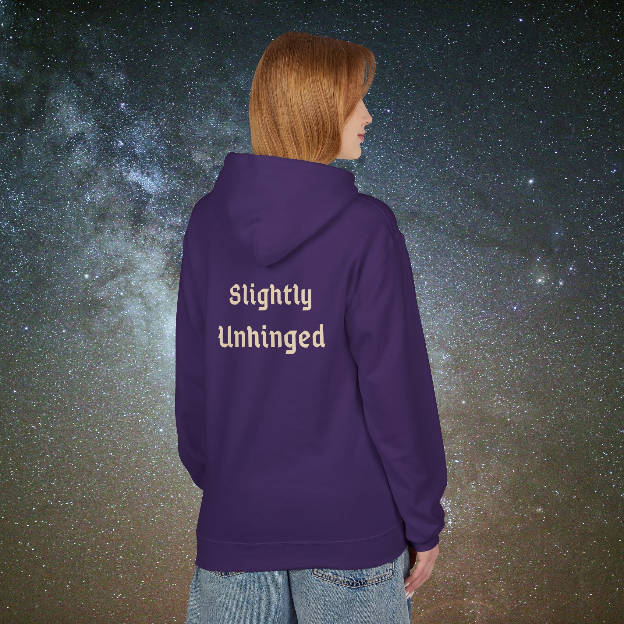 "Slightly Unhinged" Softest Rebellion™ Hoodie