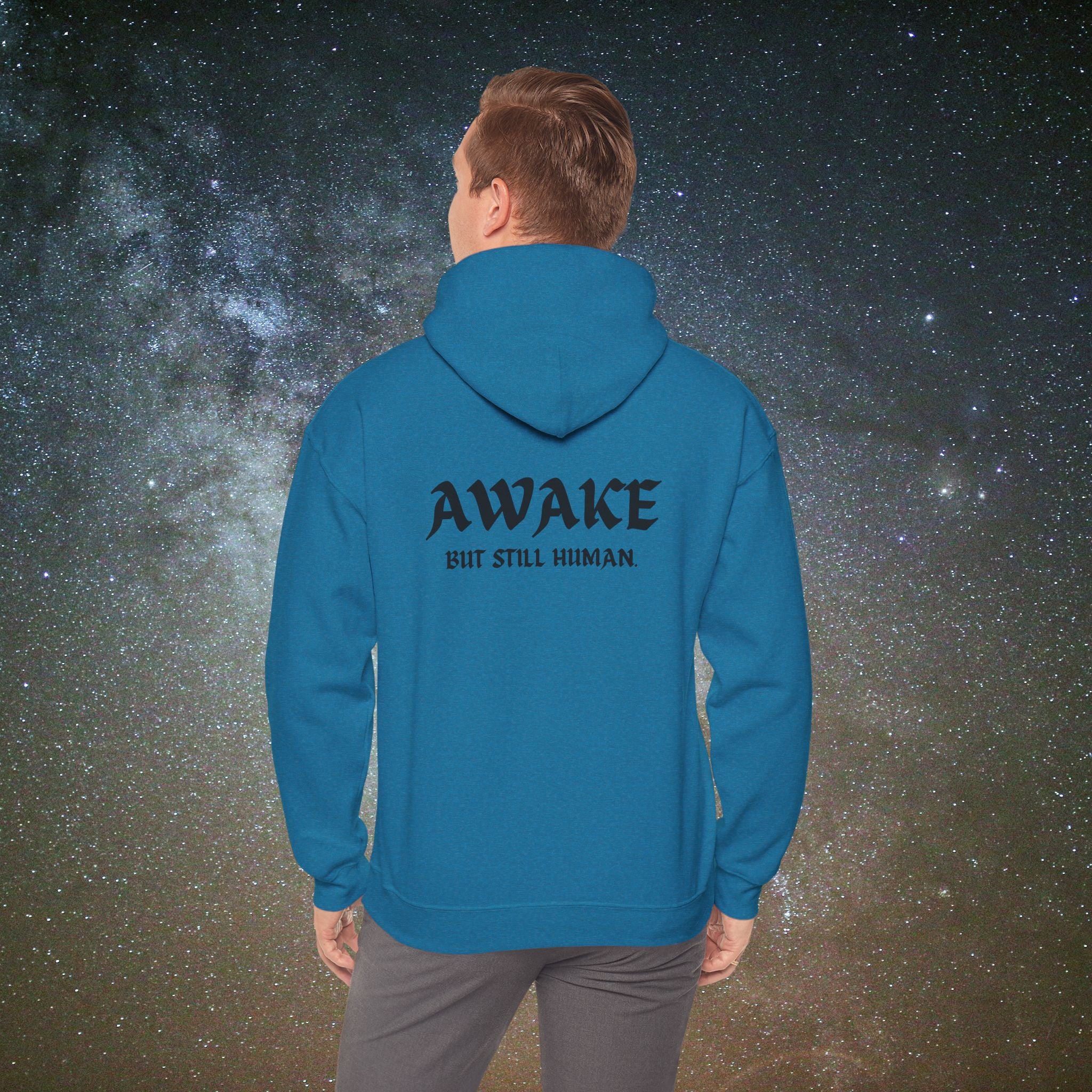Awake But Still Human | Minimalist Hoodie