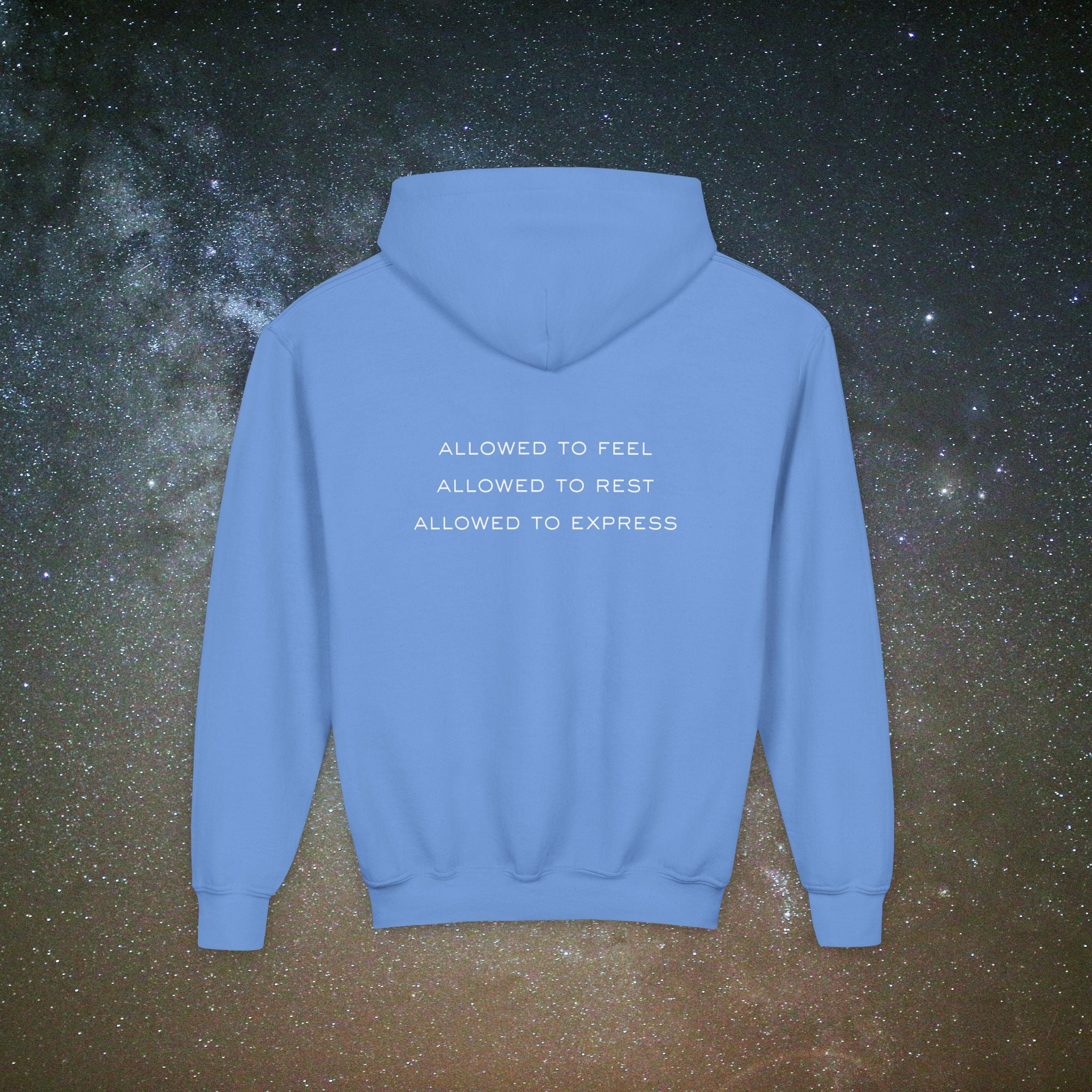 Softest Rebellion™ Youth Hoodie - "Allowed to Feel, Allowed to Rest, Allowed to Express."