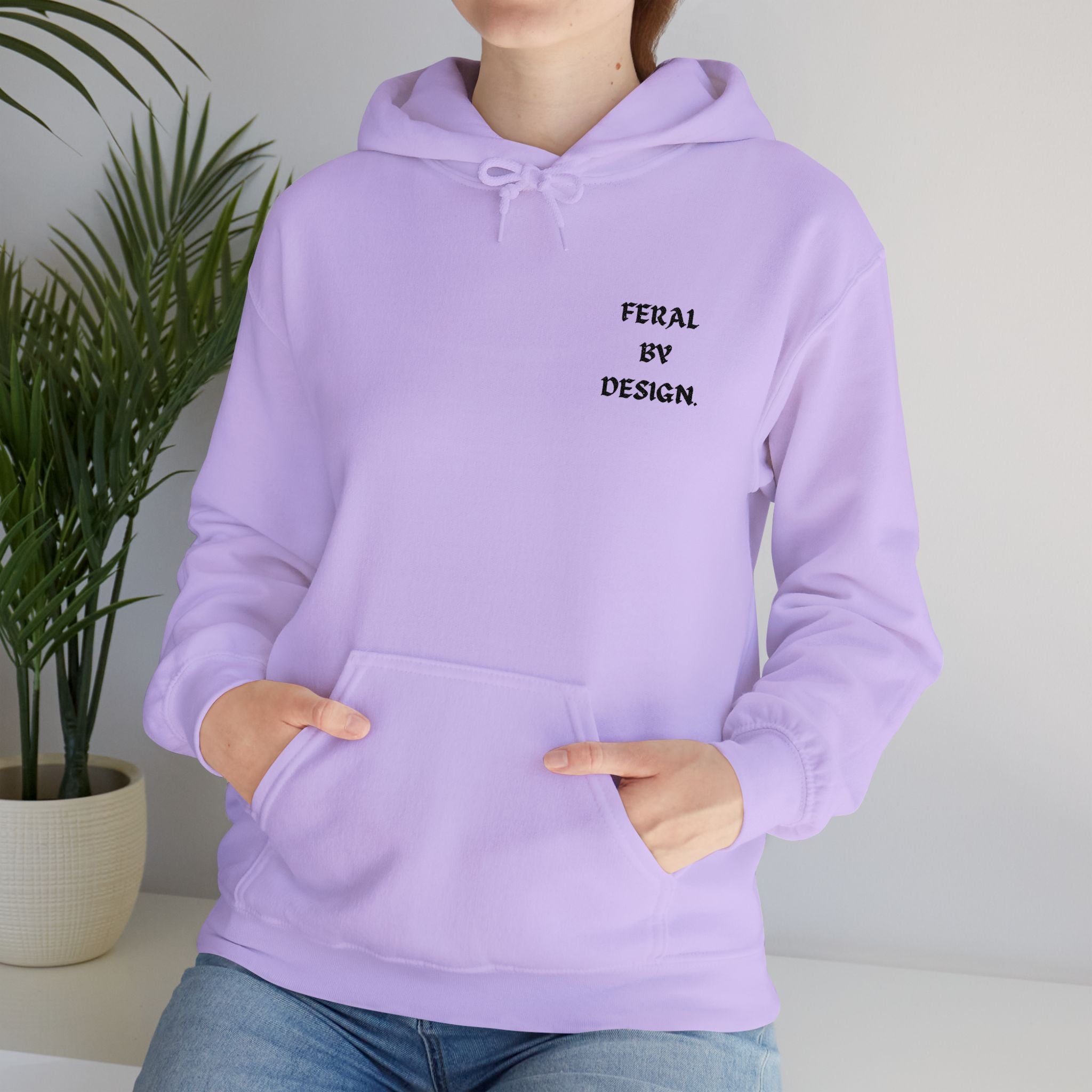 Feral by Design Embroidered Hoodie | Softest Rebellion™