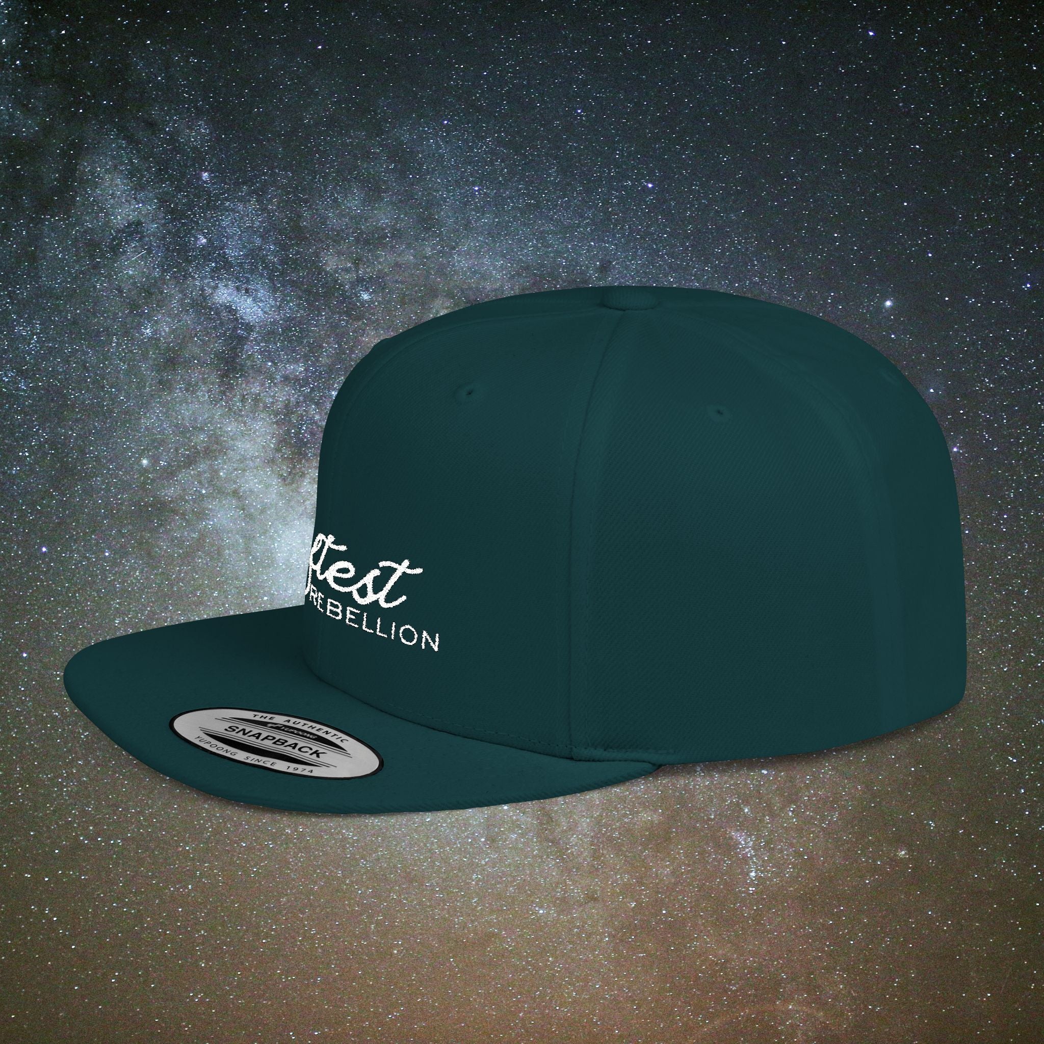 Softest Rebellion™ Embroidered Logo- Flat Bill Snapback
