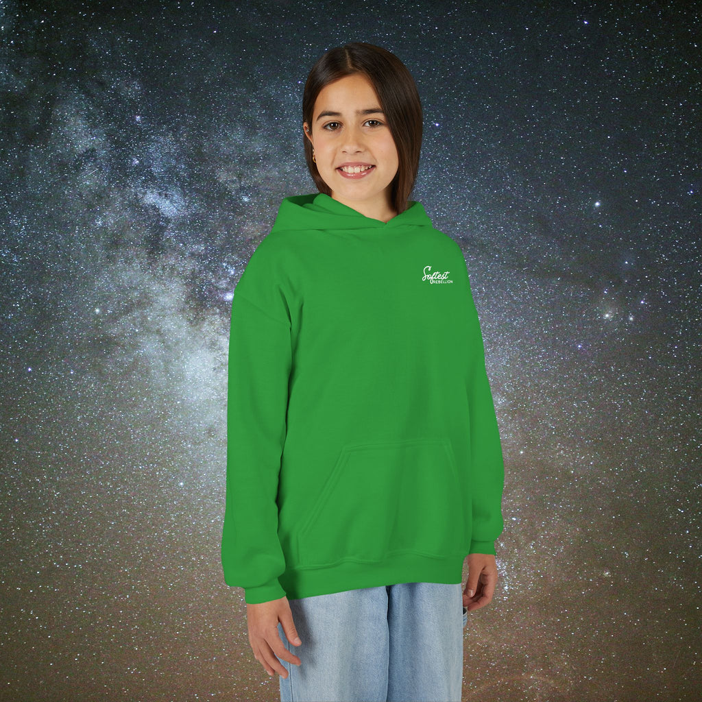 Softest Rebellion™ Youth Hoodie - "Allowed to Feel, Allowed to Rest, Allowed to Express."