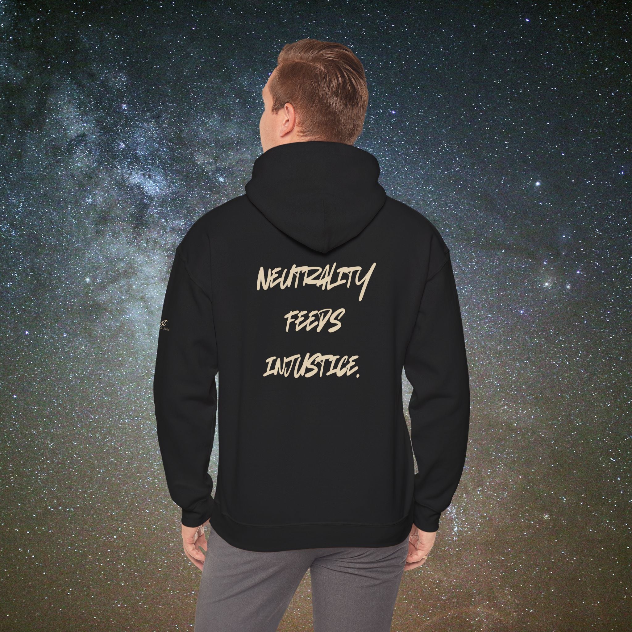 "Neutrality Feeds Injustice" Statement Hoodie
