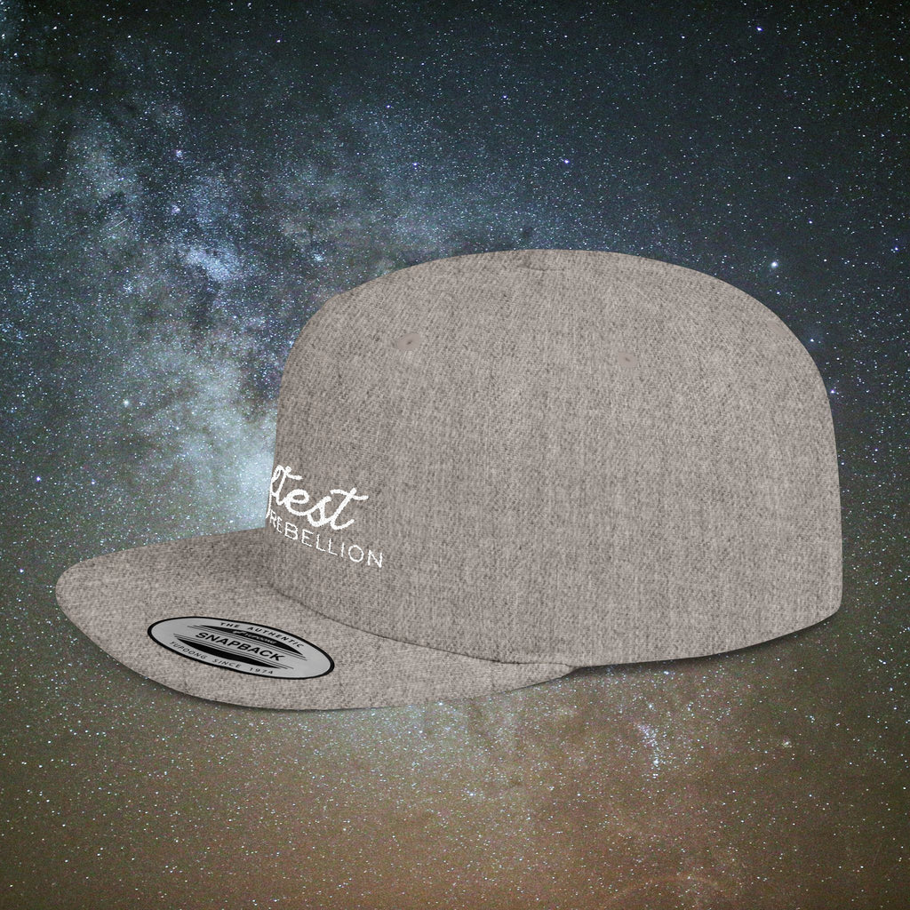 Softest Rebellion™ Embroidered Logo- Flat Bill Snapback