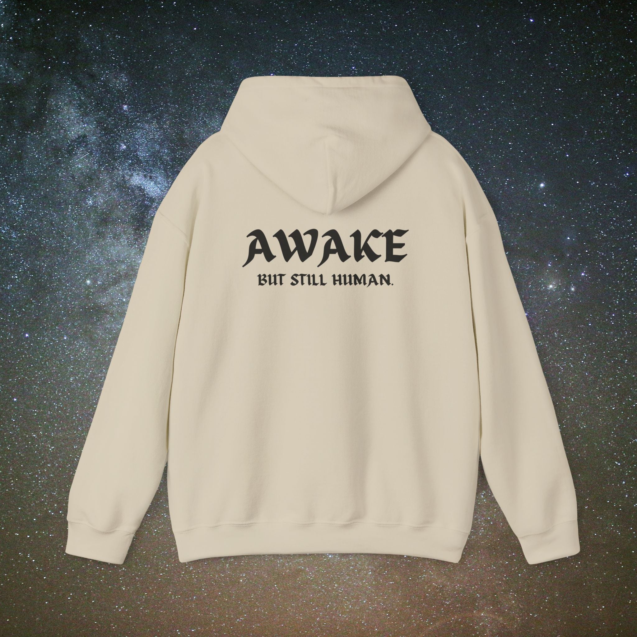 Awake But Still Human Hoodie | Minimalist Hoodie