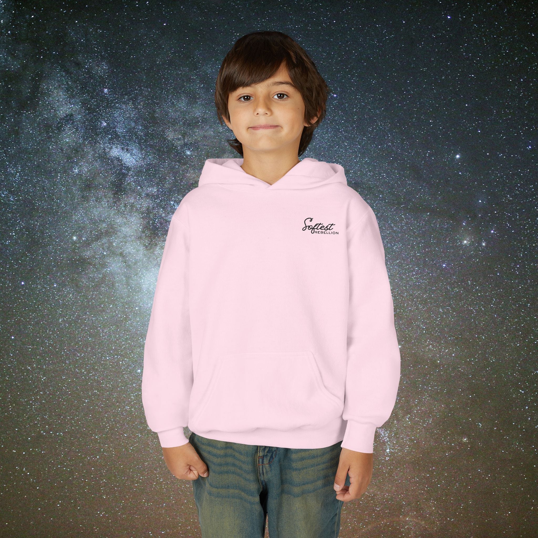 Softest Rebellion™ Youth Hoodie - "Allowed to Feel, Allowed to Rest, Allowed to Express."