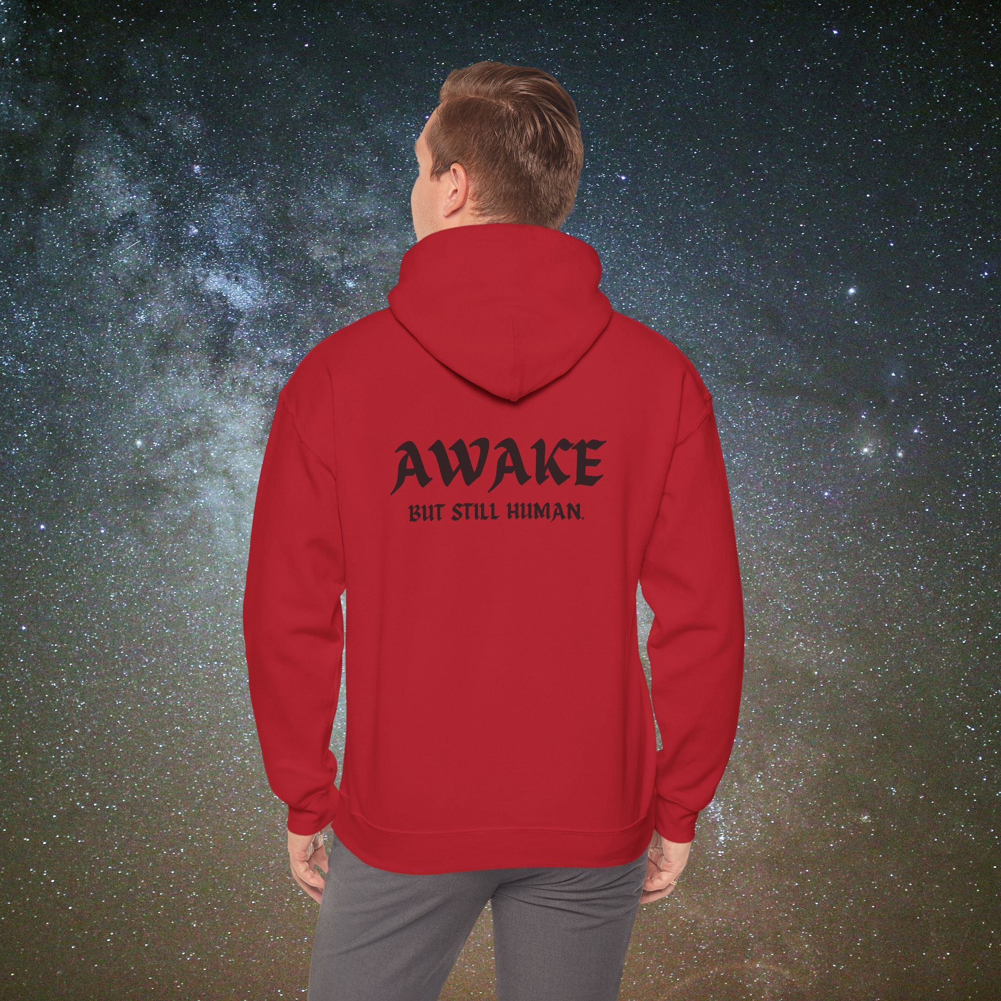 Awake But Still Human | Minimalist Hoodie