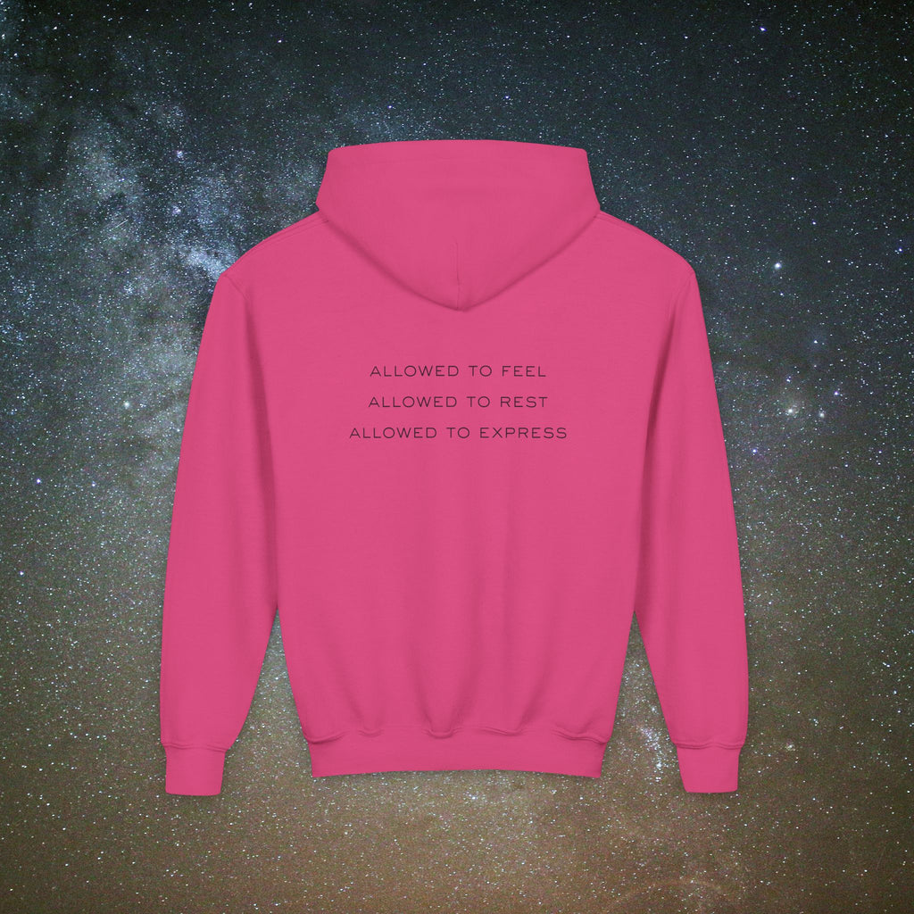 Softest Rebellion™ Youth Hoodie - "Allowed to Feel, Allowed to Rest, Allowed to Express."