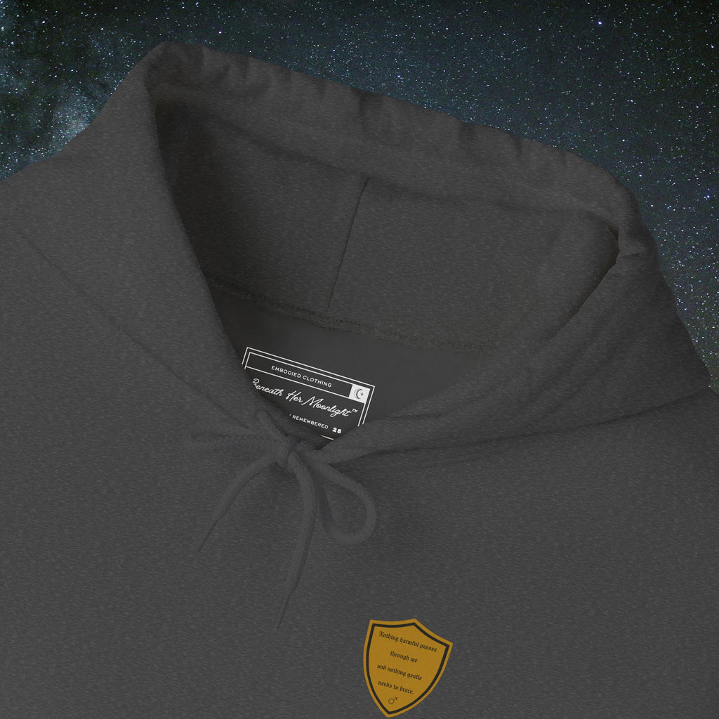 Beneath Her Moonlight™ "Masculine Presence” Hoodie