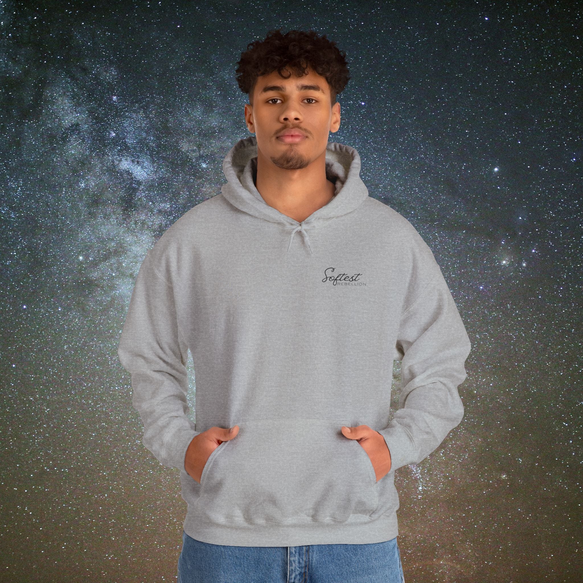 "Insubordinate" Softest Rebellion™ Minimalist Logo - Unisex/Men's Hoodie