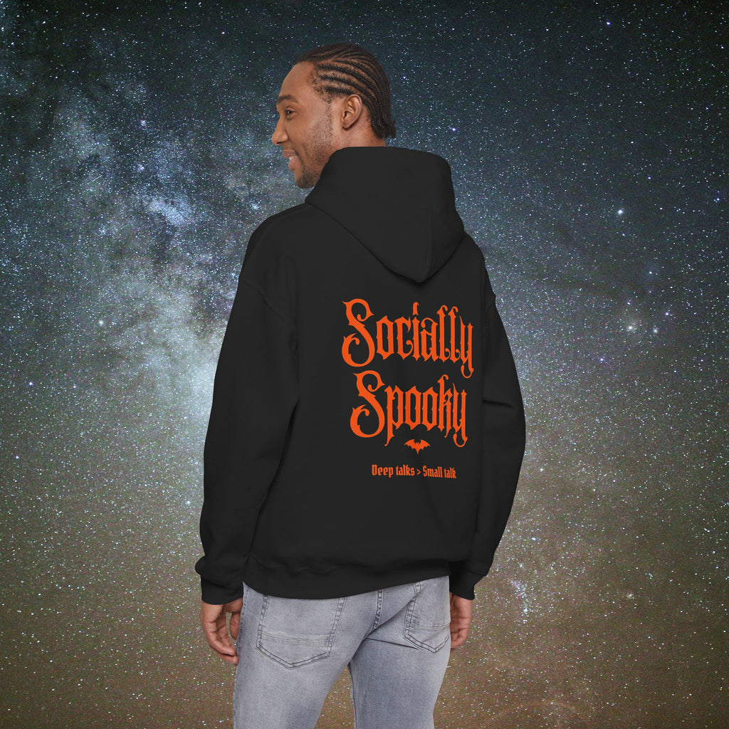 Socially Spooky Hoodie | Softest Rebellion Halloween Edition