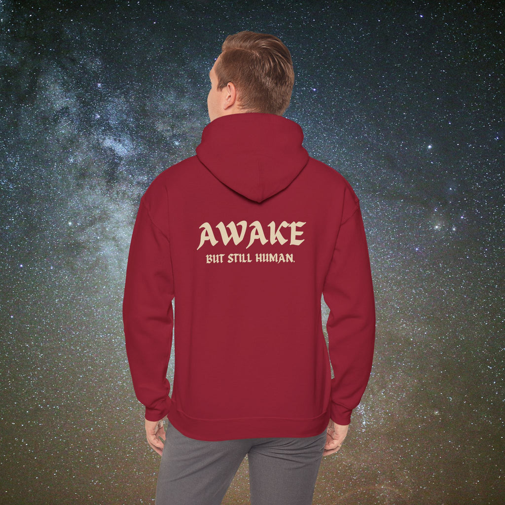 Awake But Still Human | Minimalist Hoodie