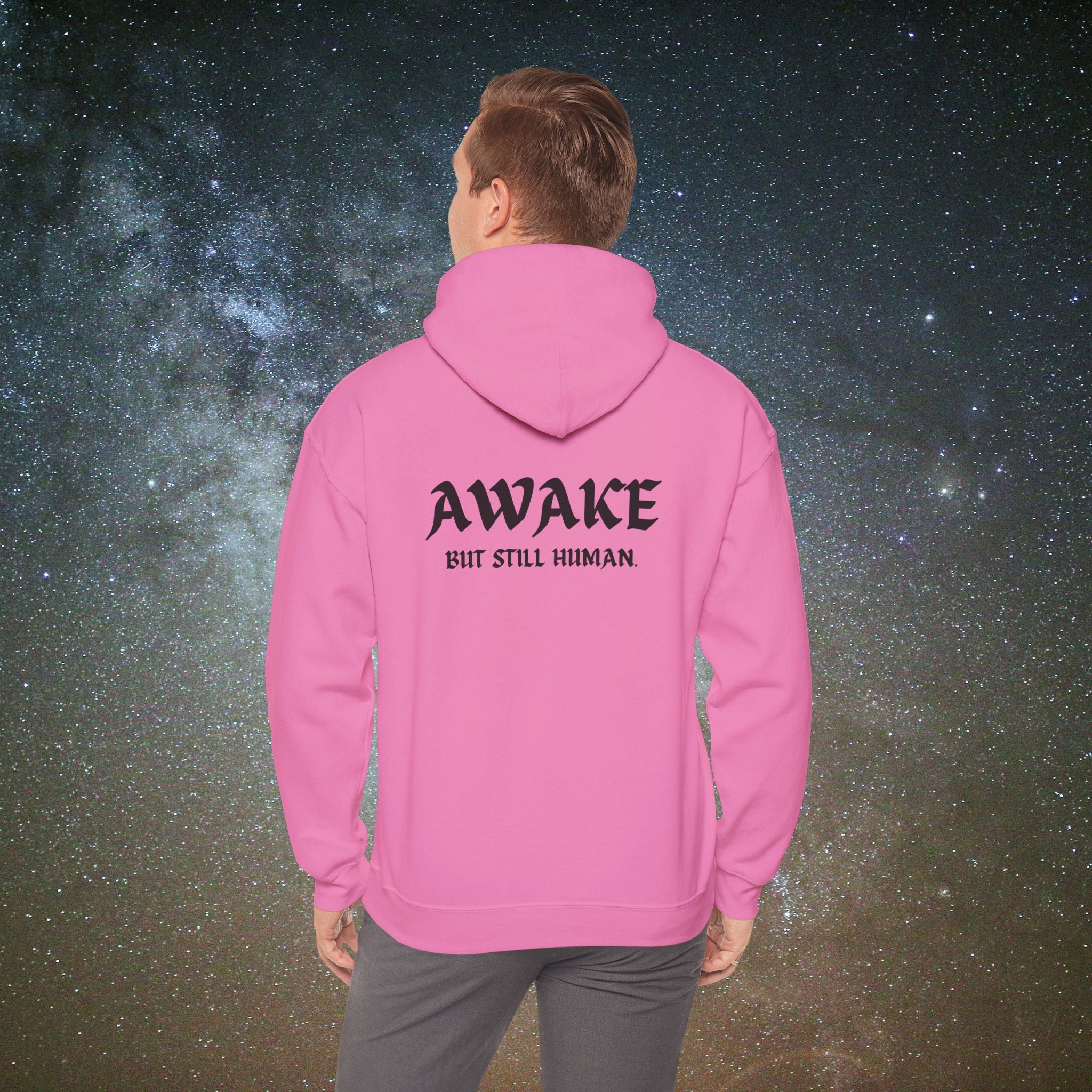 Awake But Still Human | Minimalist Hoodie