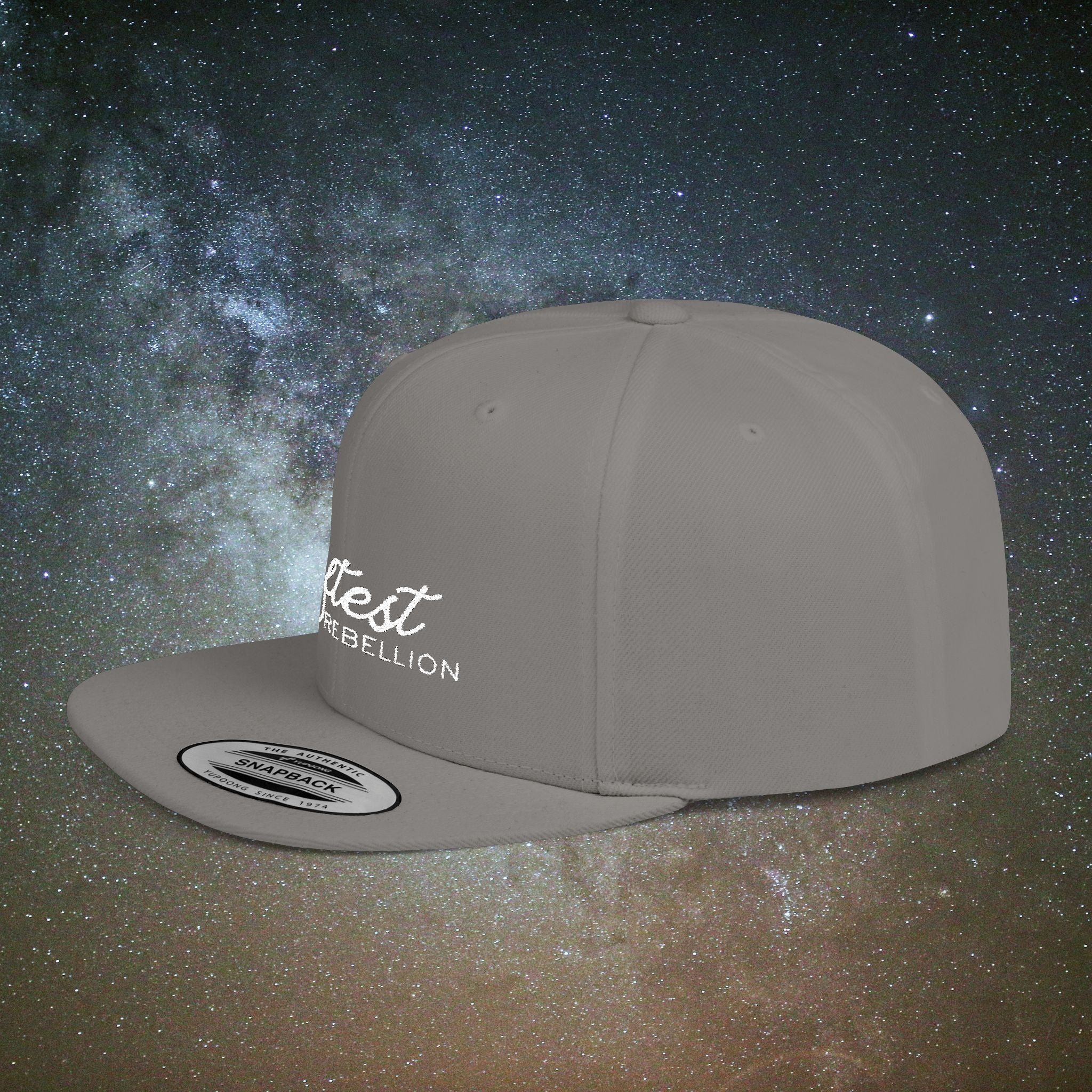 Softest Rebellion™ Embroidered Logo- Flat Bill Snapback