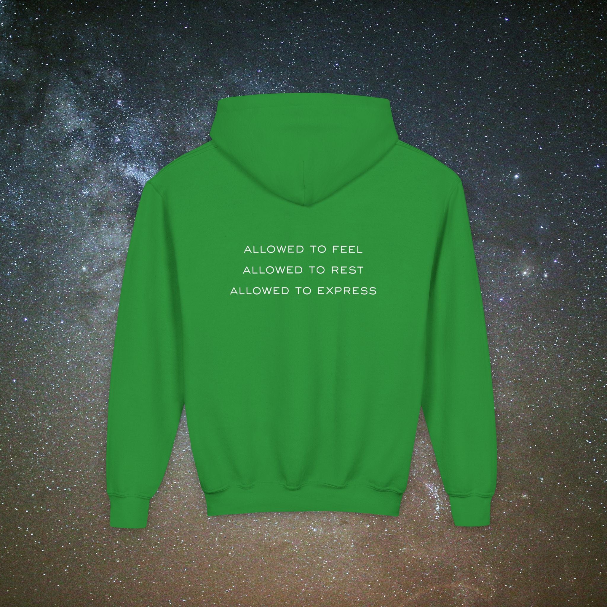 Softest Rebellion™ Youth Hoodie - "Allowed to Feel, Allowed to Rest, Allowed to Express."