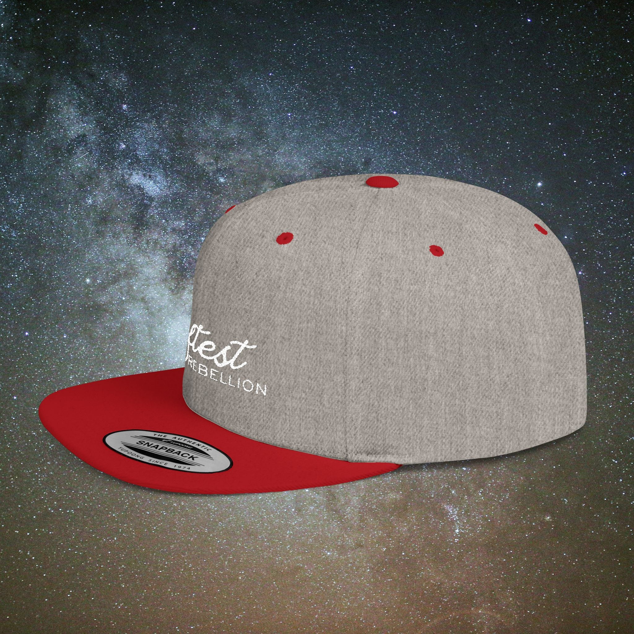 Softest Rebellion™ Embroidered Logo- Flat Bill Snapback