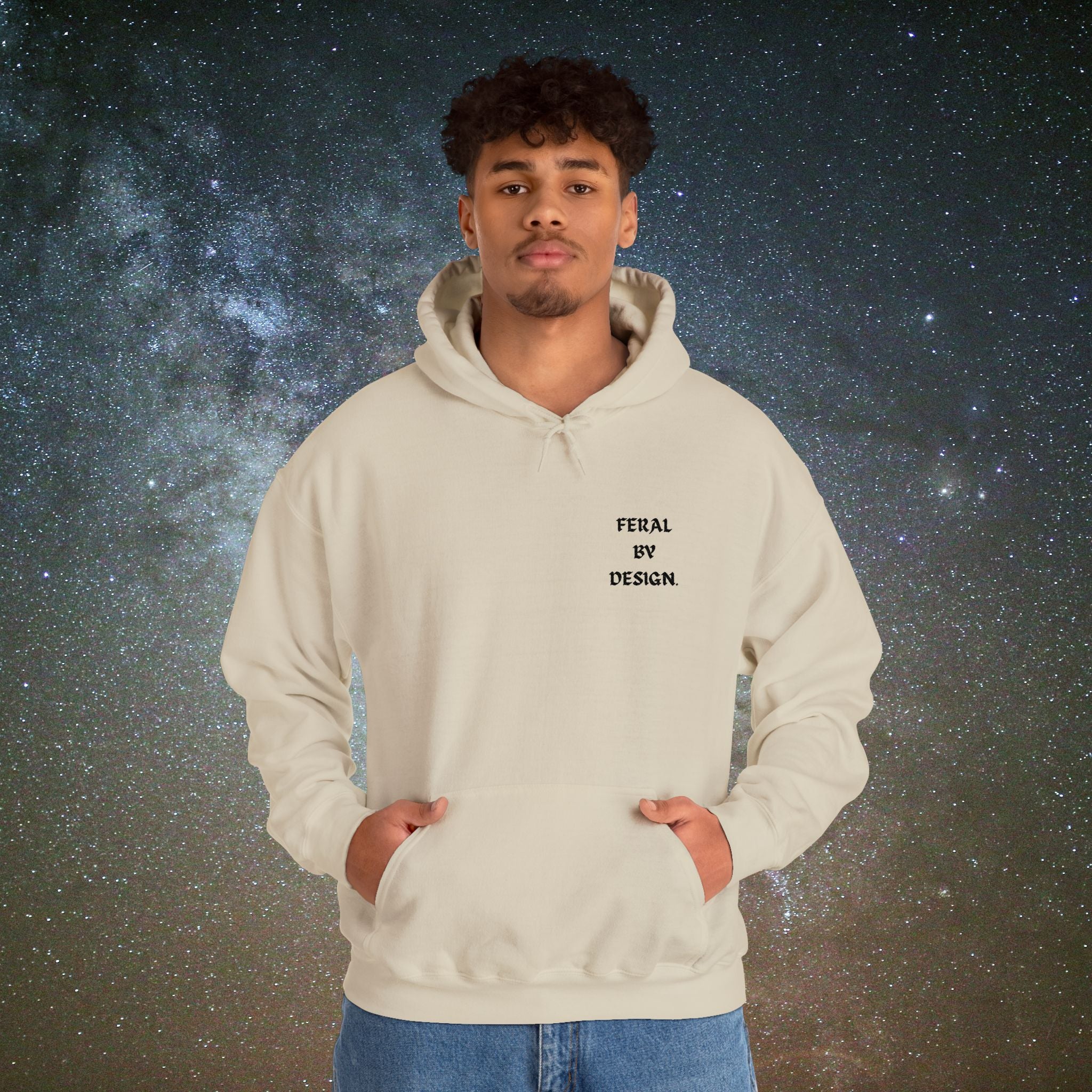 Feral by Design Embroidered Hoodie | Softest Rebellion™