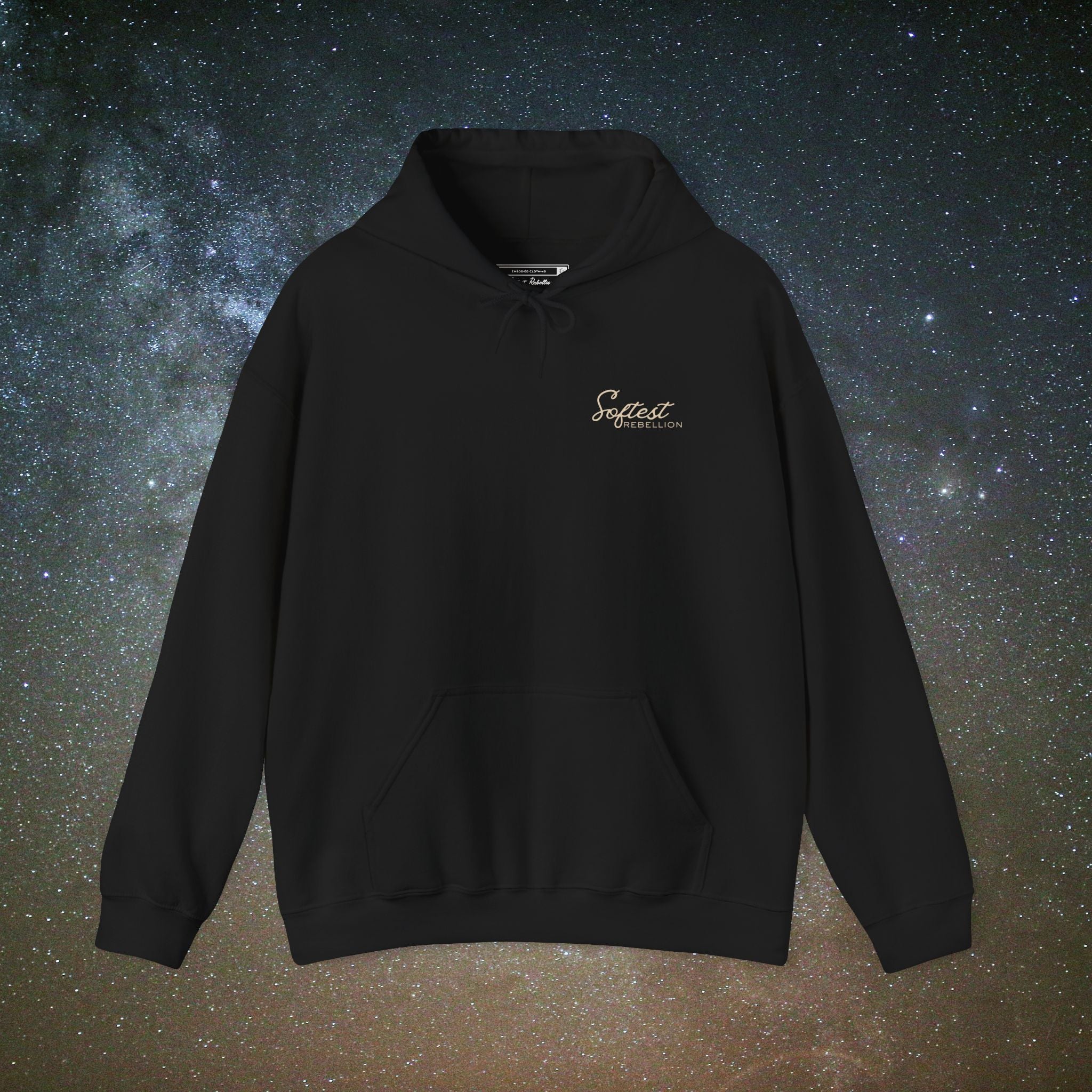 "Care Without Carrying." A Softest Rebellion™ Hoodie.