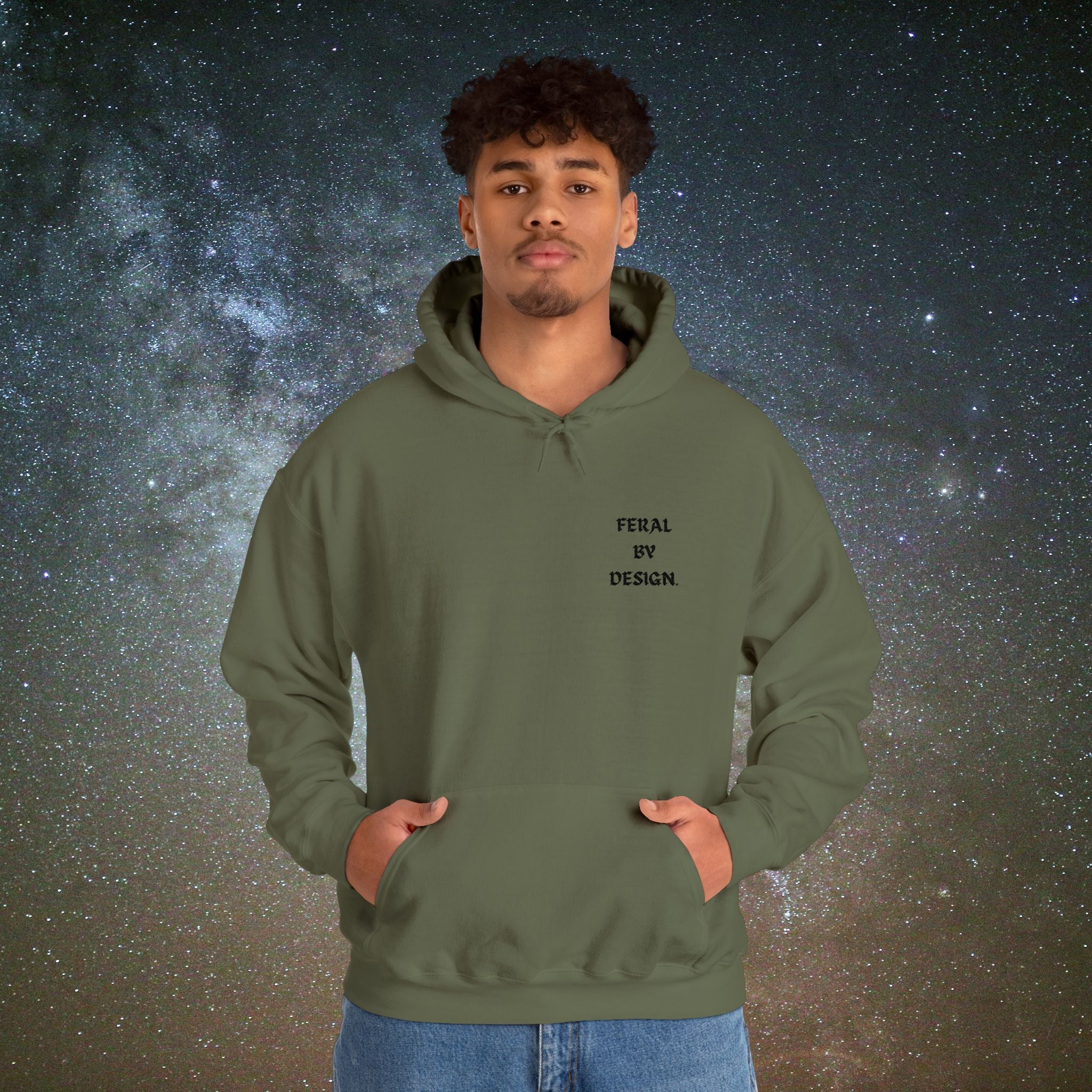 Feral by Design Embroidered Hoodie | Softest Rebellion™