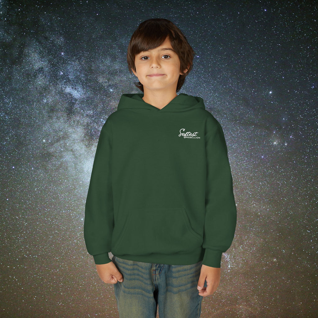 Softest Rebellion™ Youth Hoodie - "Allowed to Feel, Allowed to Rest, Allowed to Express."