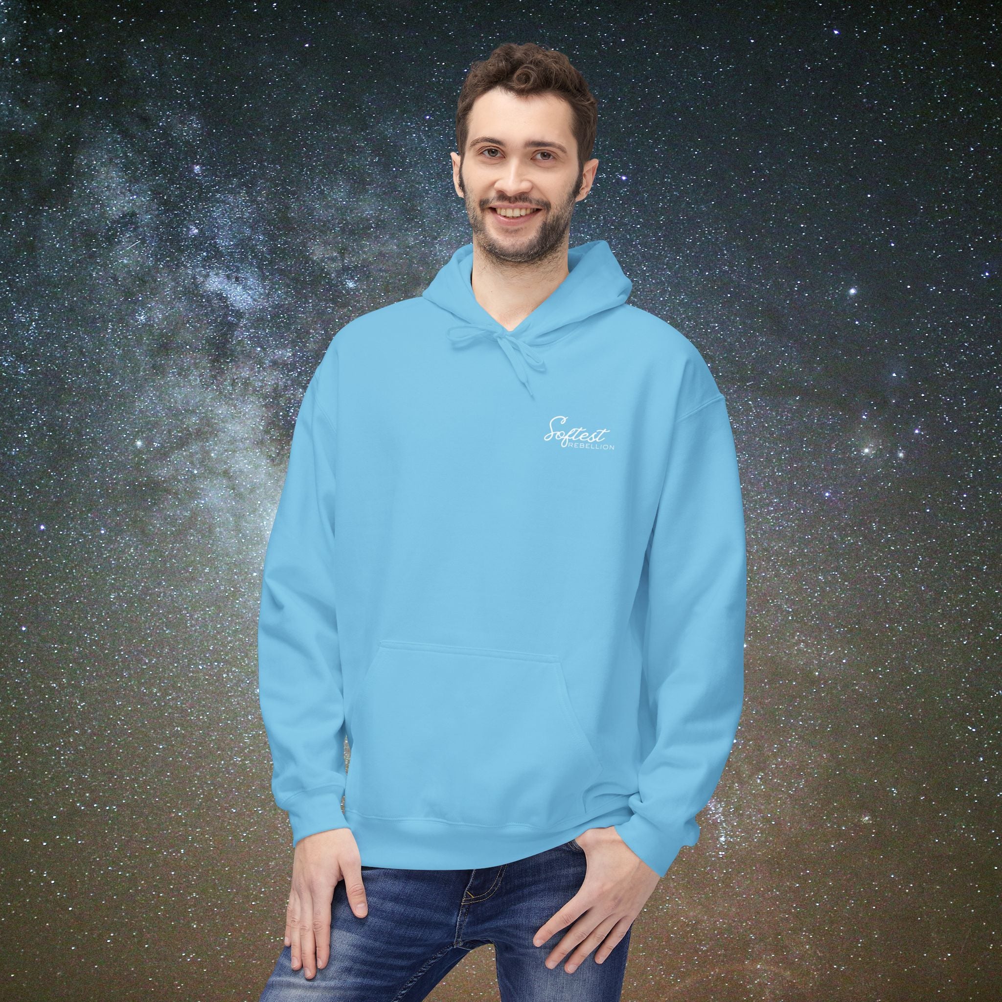 "To the Person Behind Me: You Are Not Too Much"- A Soft Rebel Hoodie