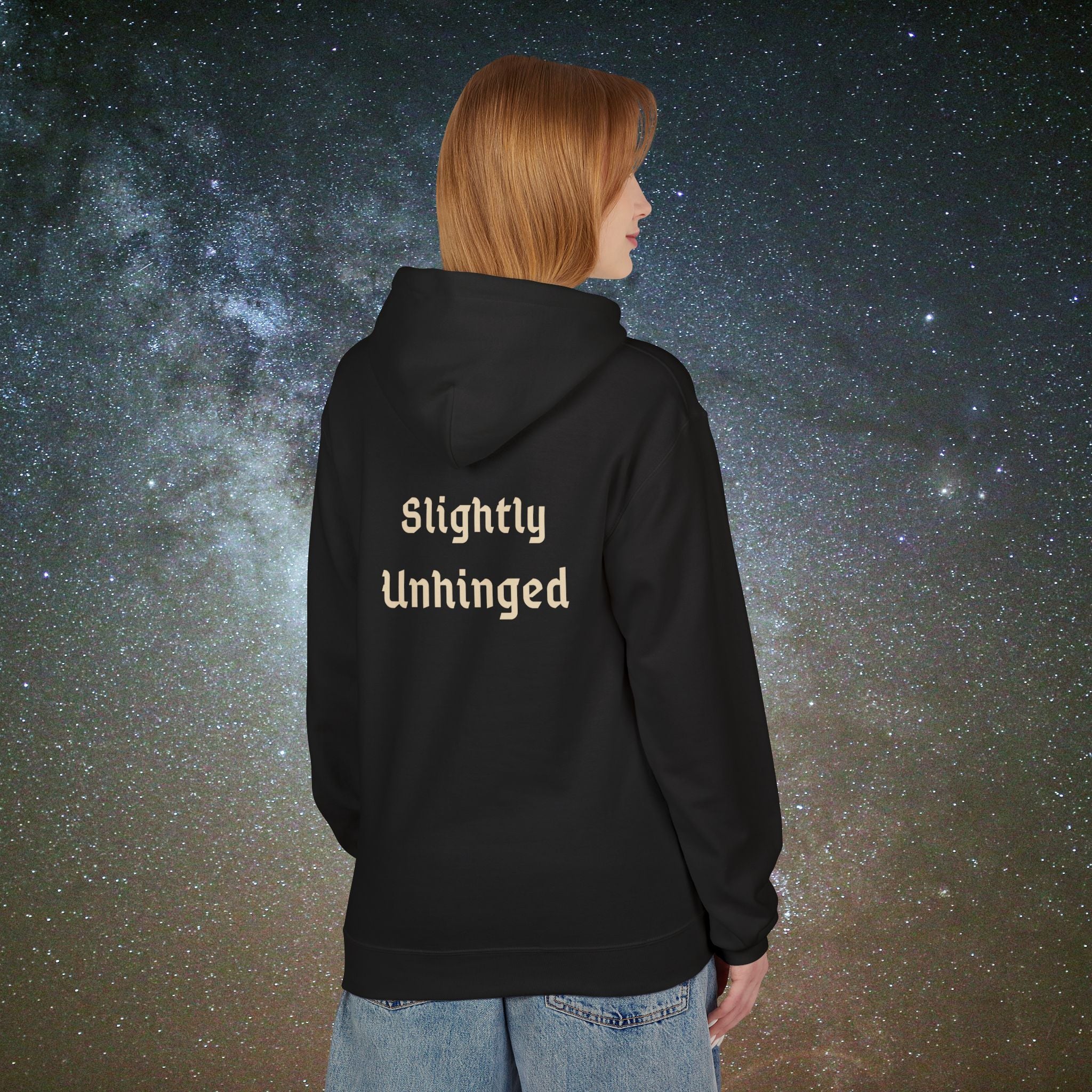 "Slightly Unhinged" Softest Rebellion™ Hoodie